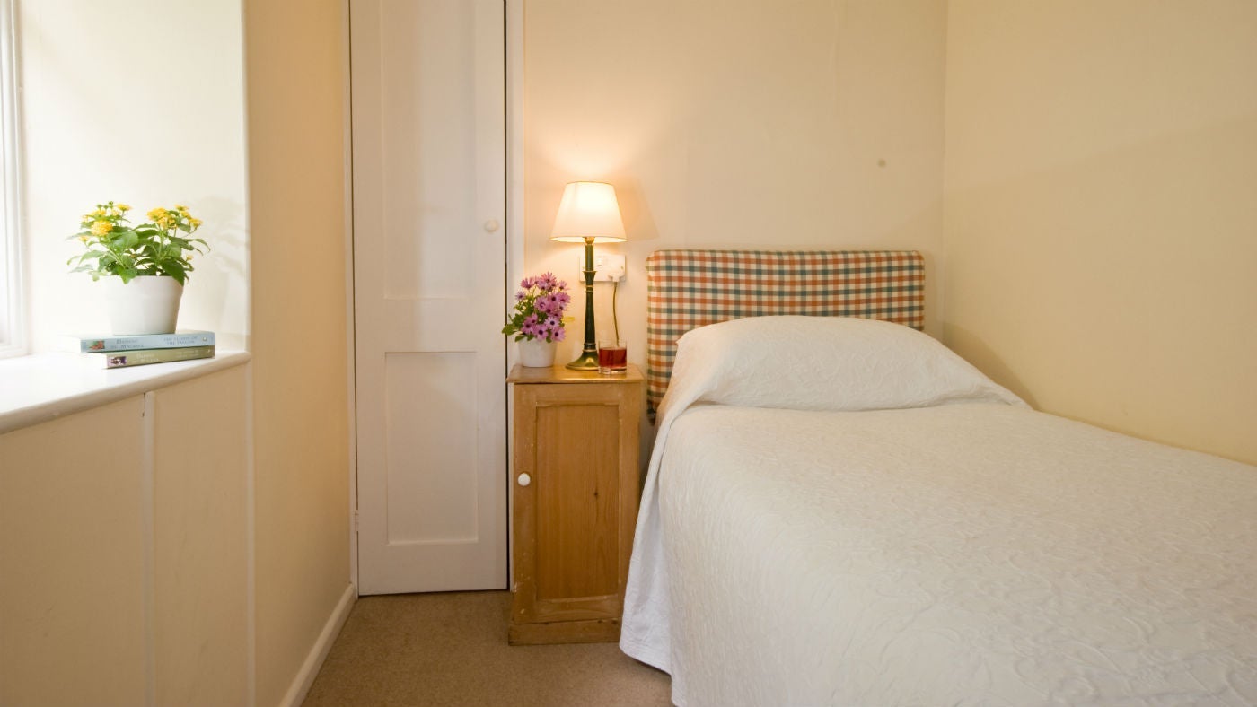 A single bedroom at Old House, Lanteglos-by-Fowey, Cornwall