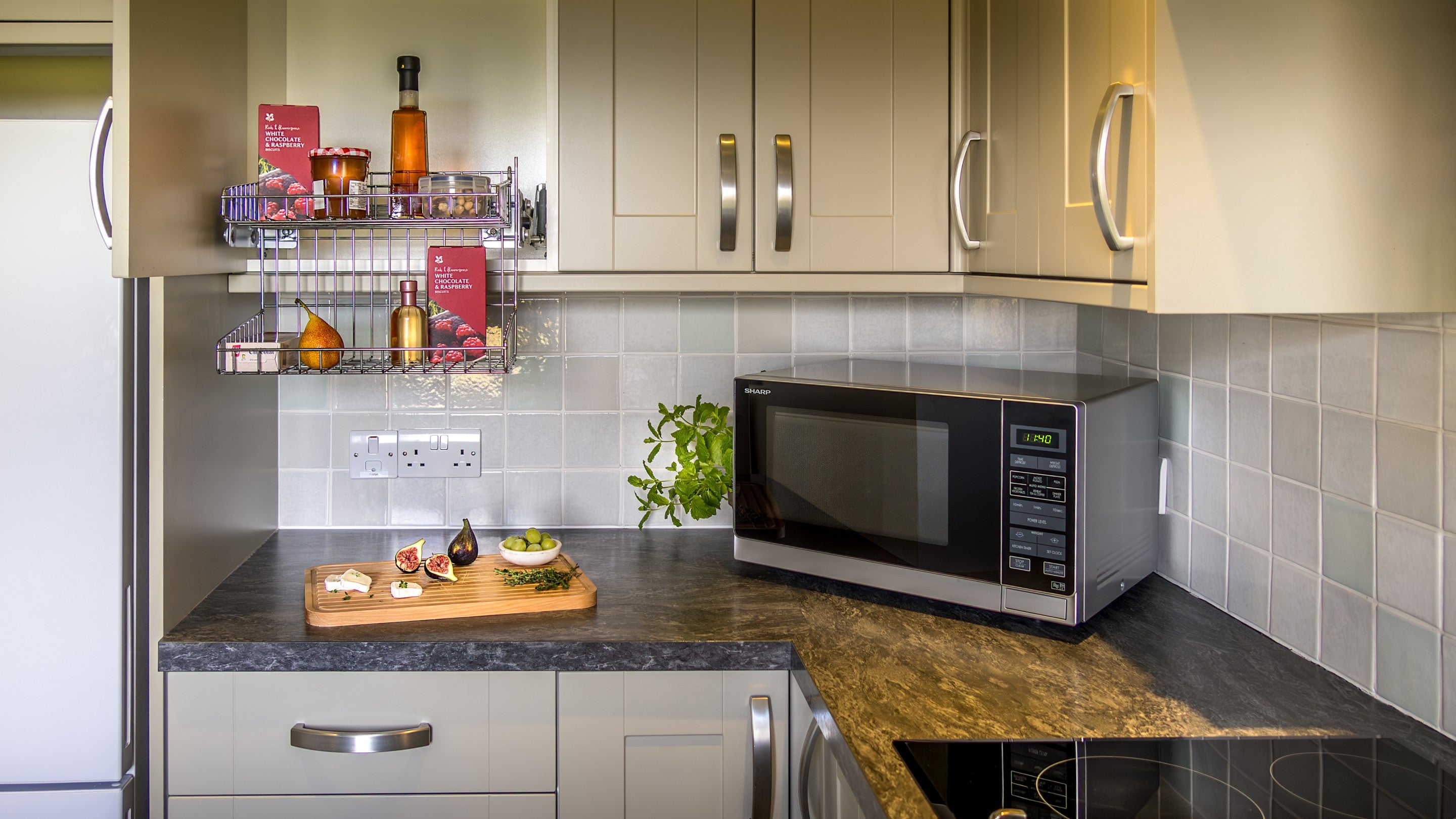 The kitchen at The Major's Quarter, Cornwall