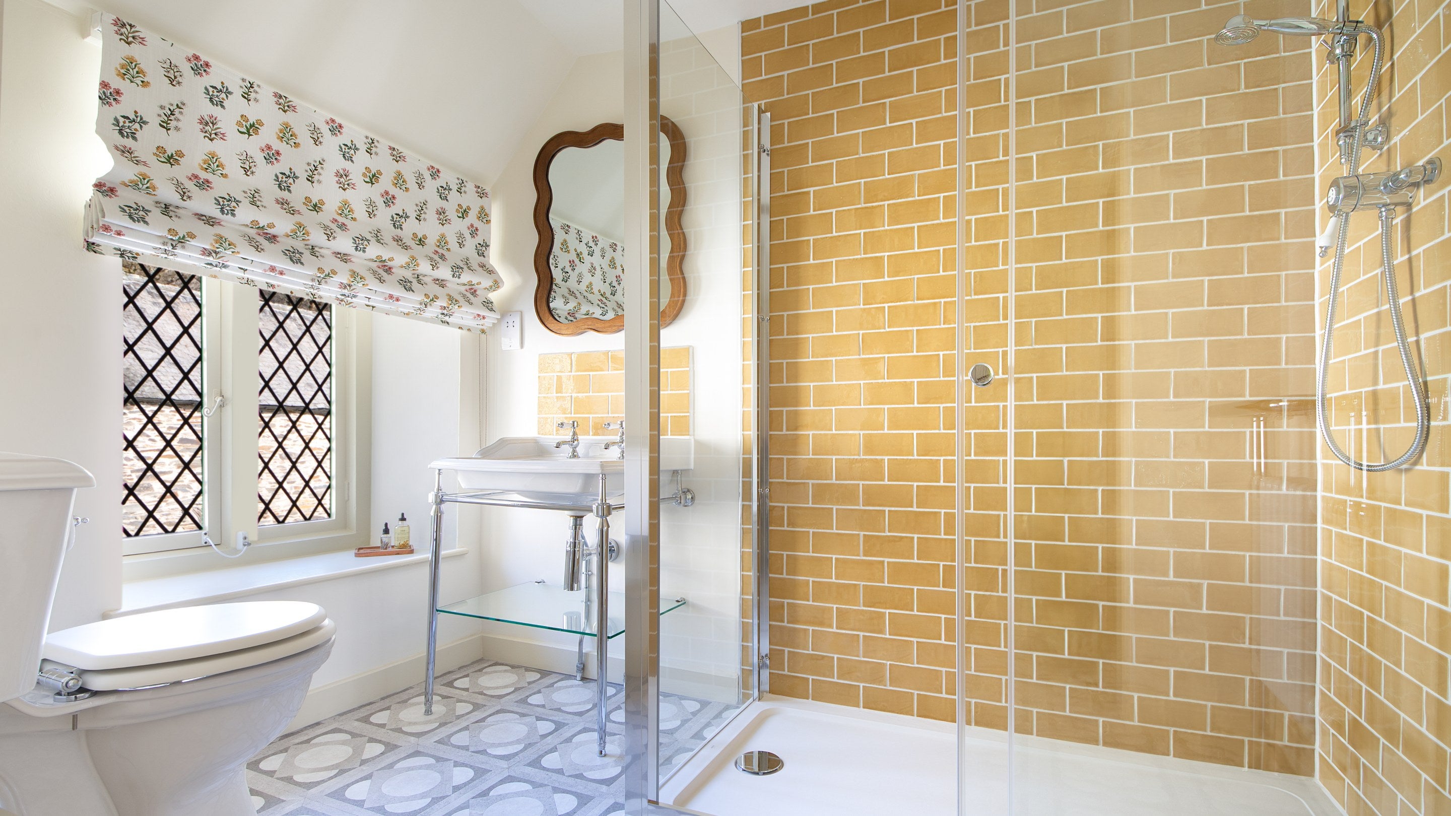 The shower room at Miller's House, Cornwall