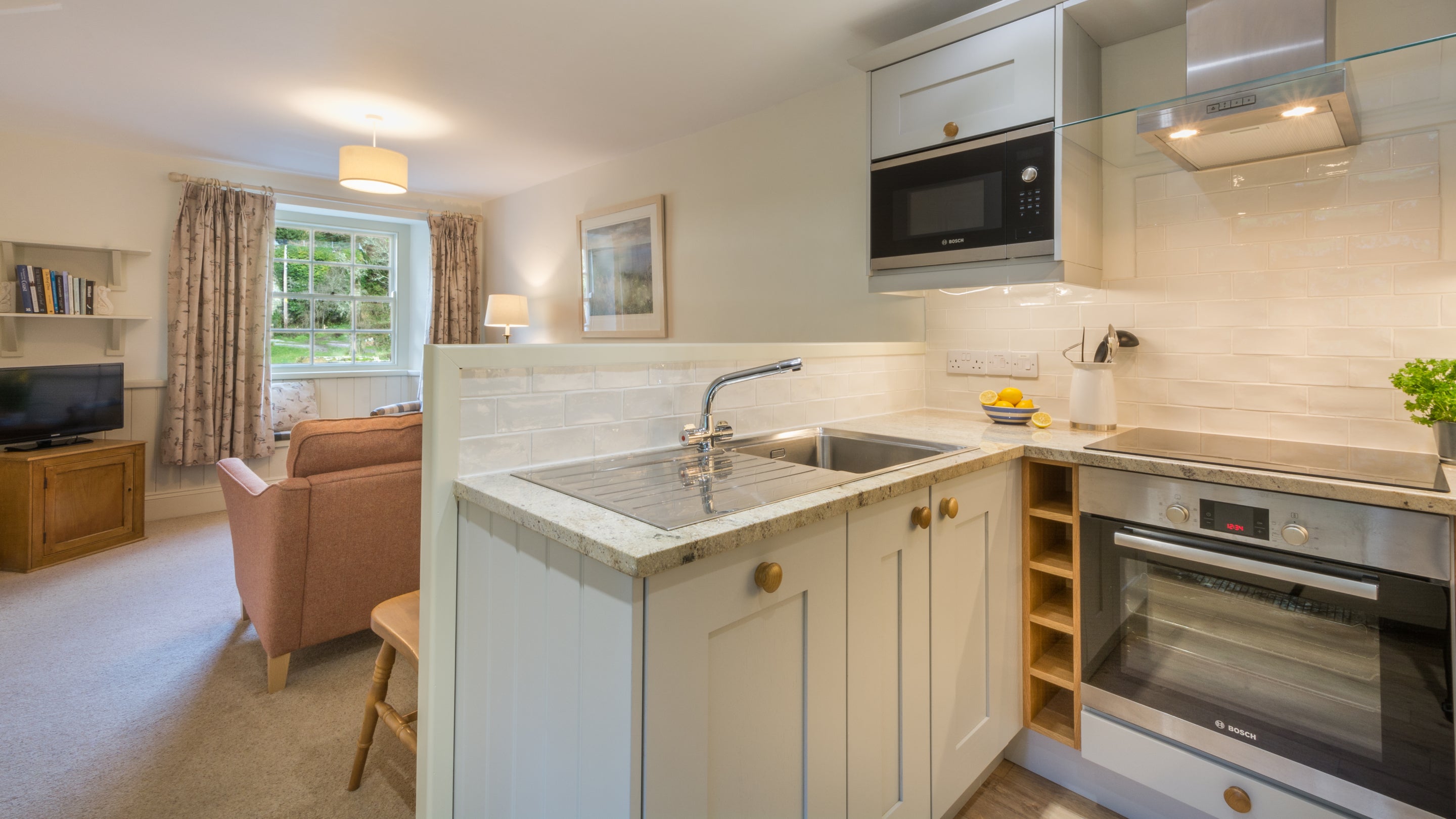 The kitchen are at Mohun, Cornwall