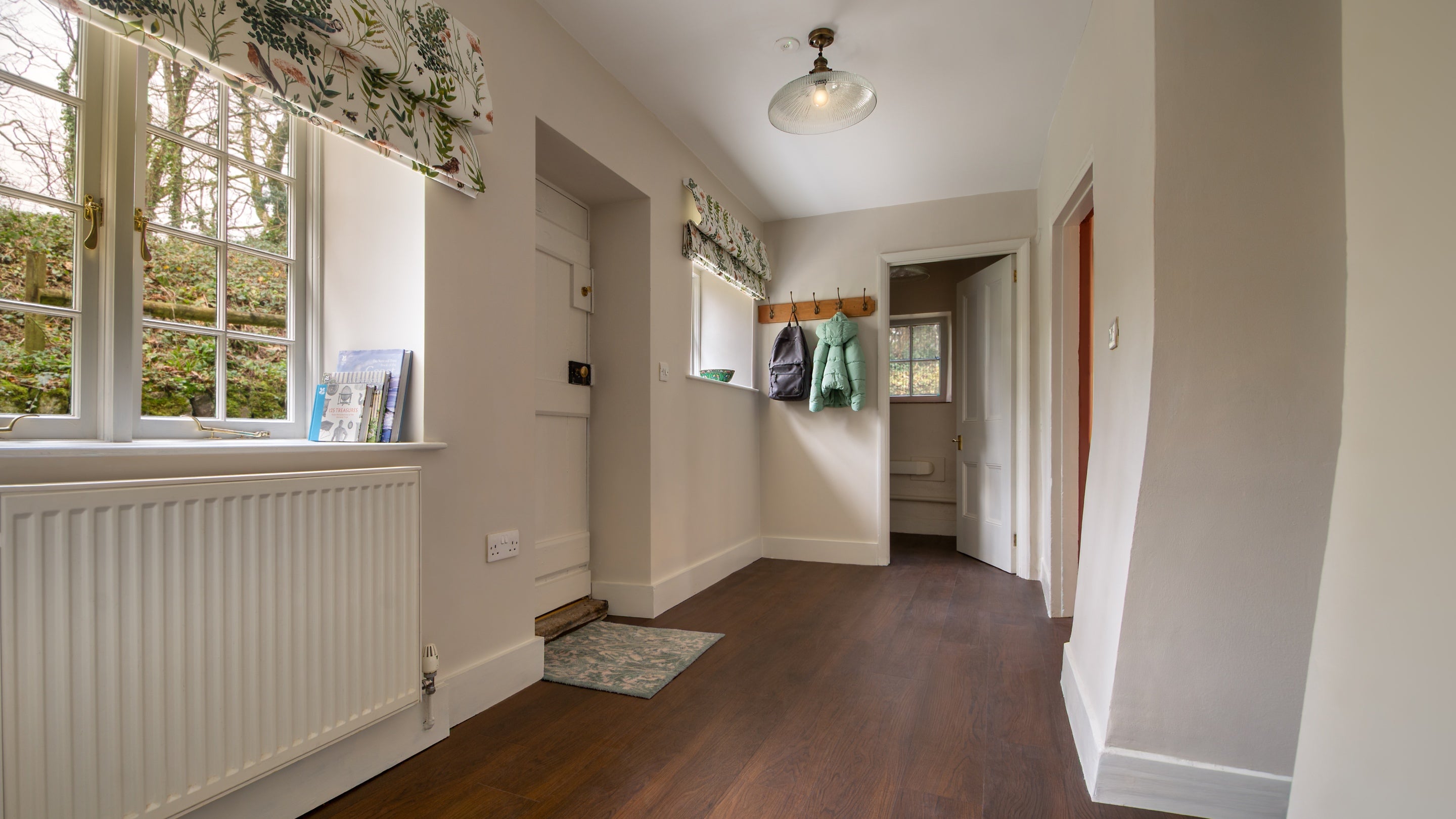 The back hallway at Nanceglos House, Cornwall