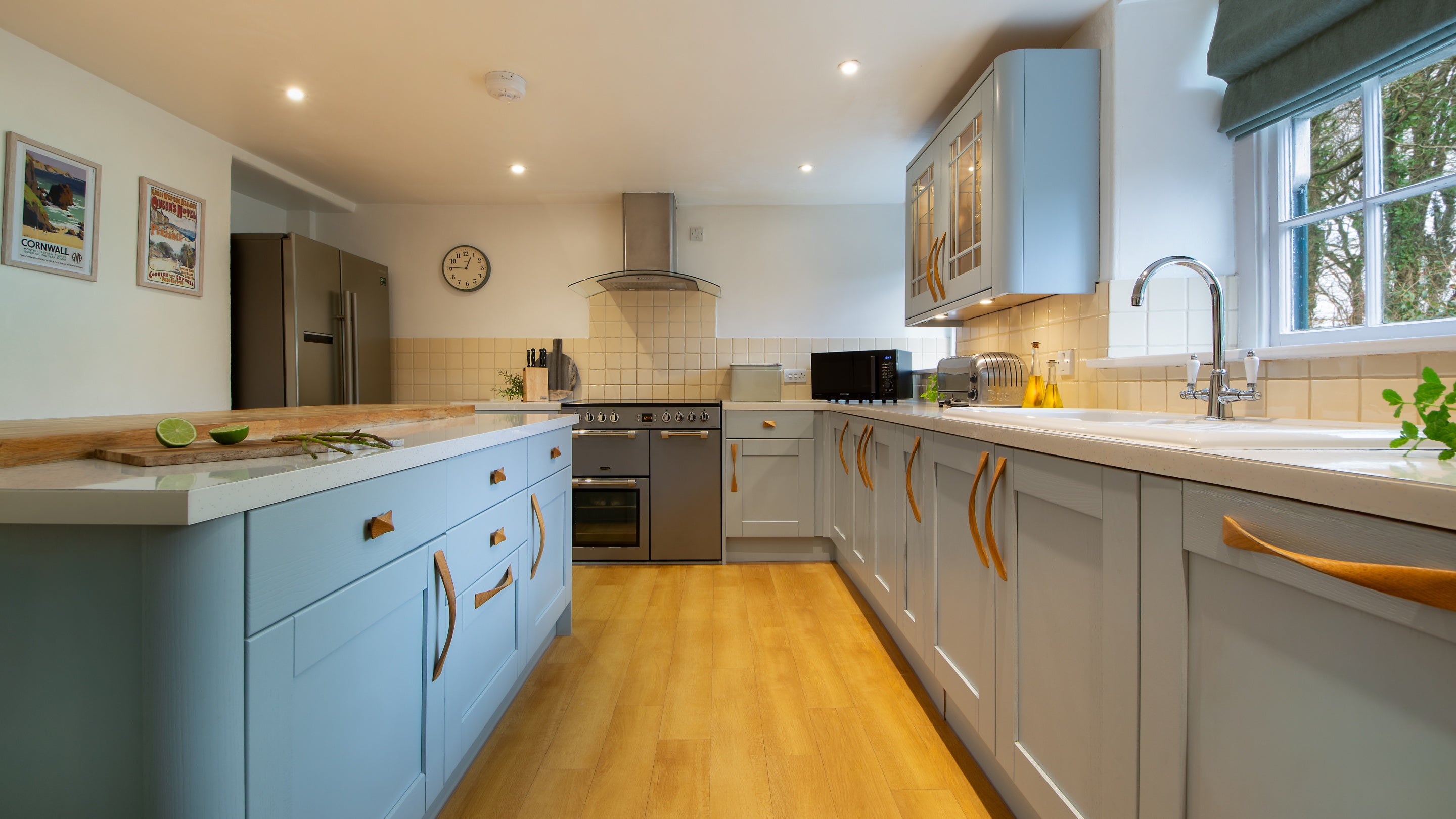 The kitchen at Nanceglos House, Cornwall