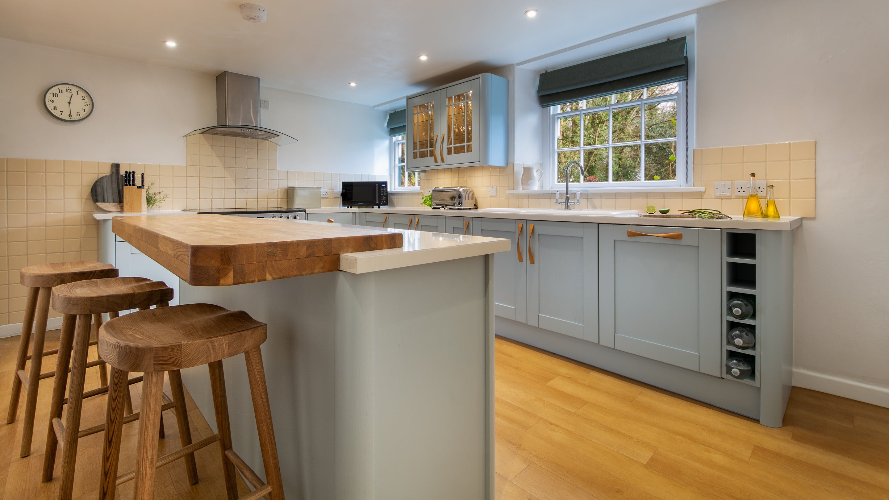The kitchen at Nanceglos House, Cornwall