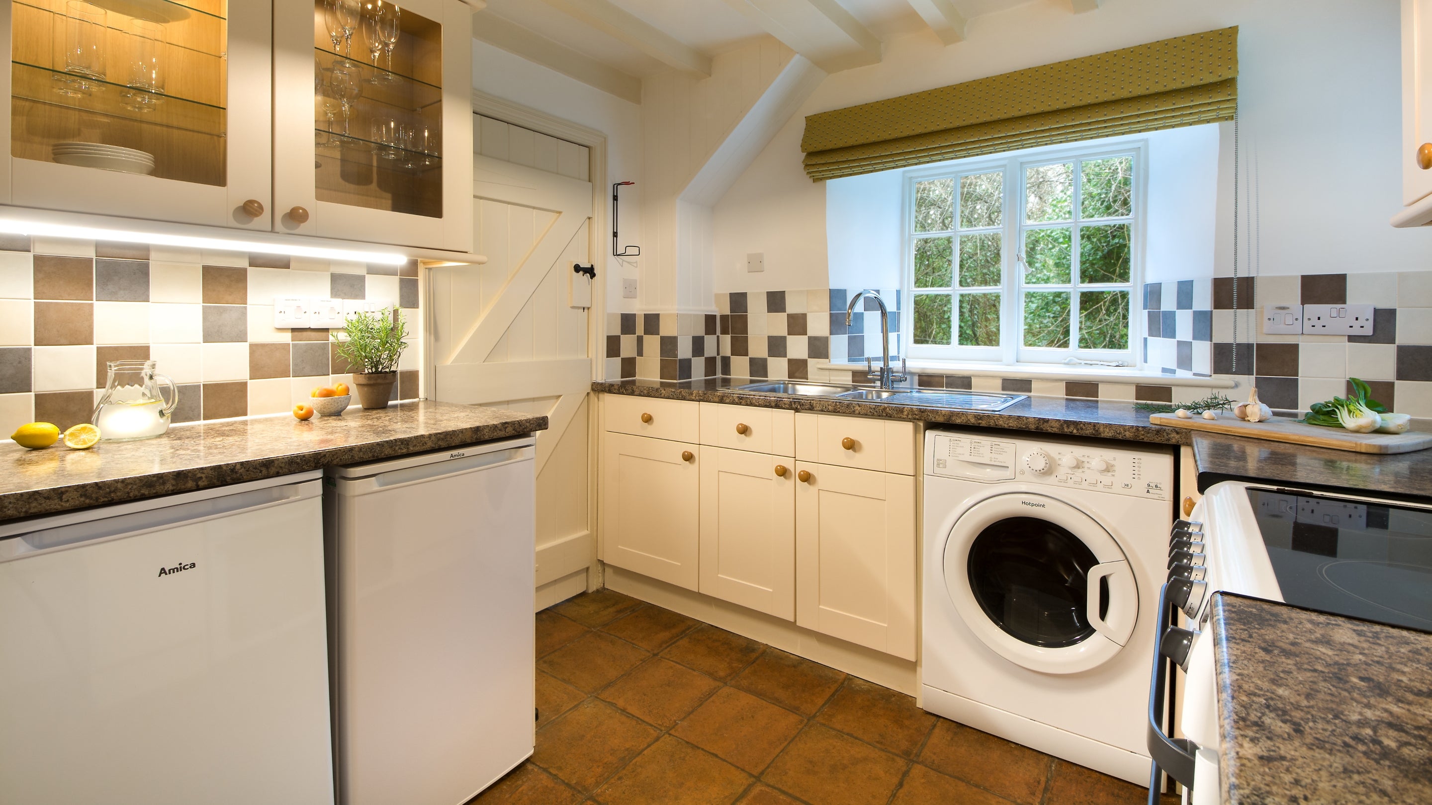 The kitchen at Penhaligons, Cornwall
