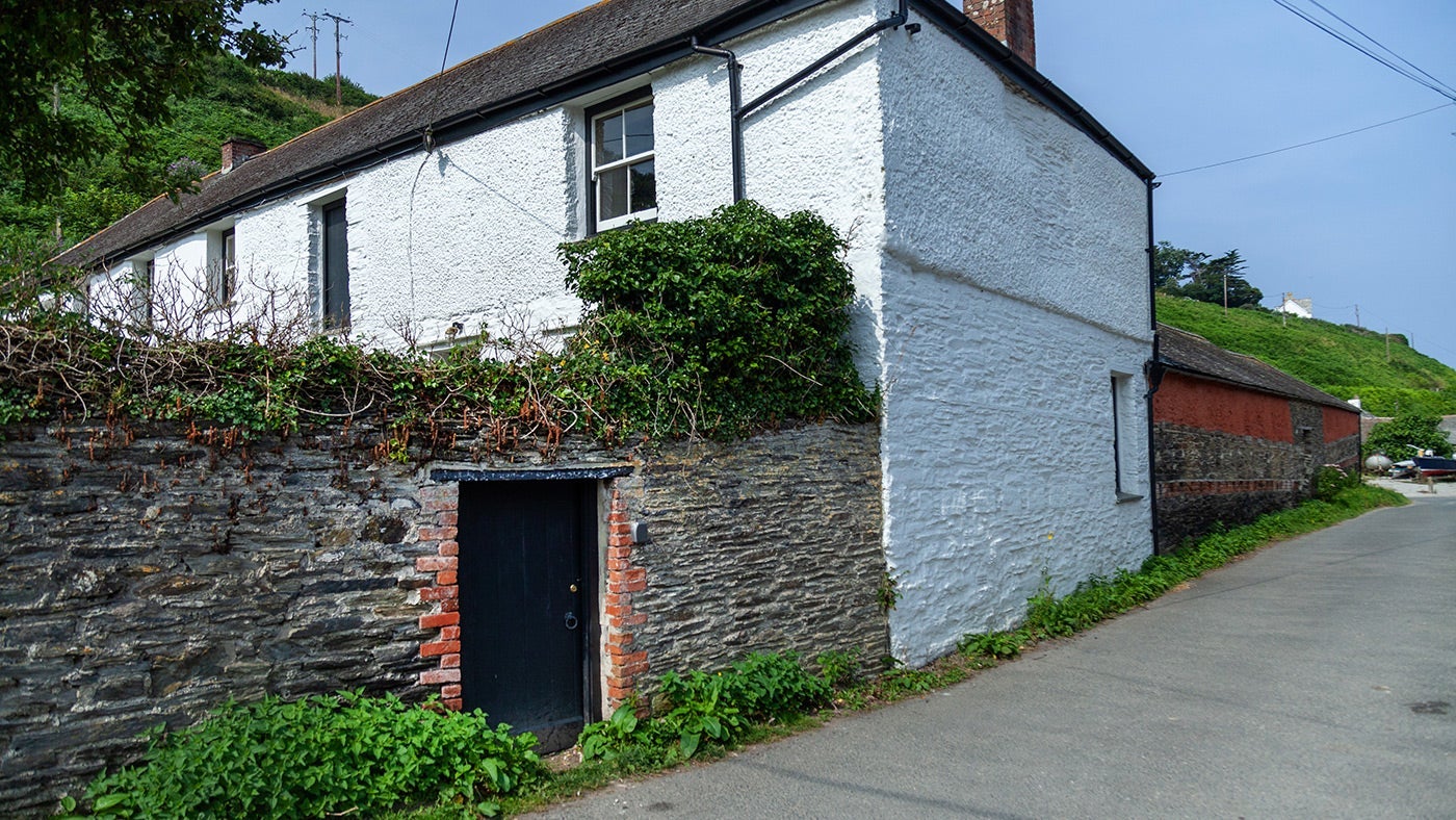 The exterior of Penny Cottage, Port Isaac, Cornwall 
