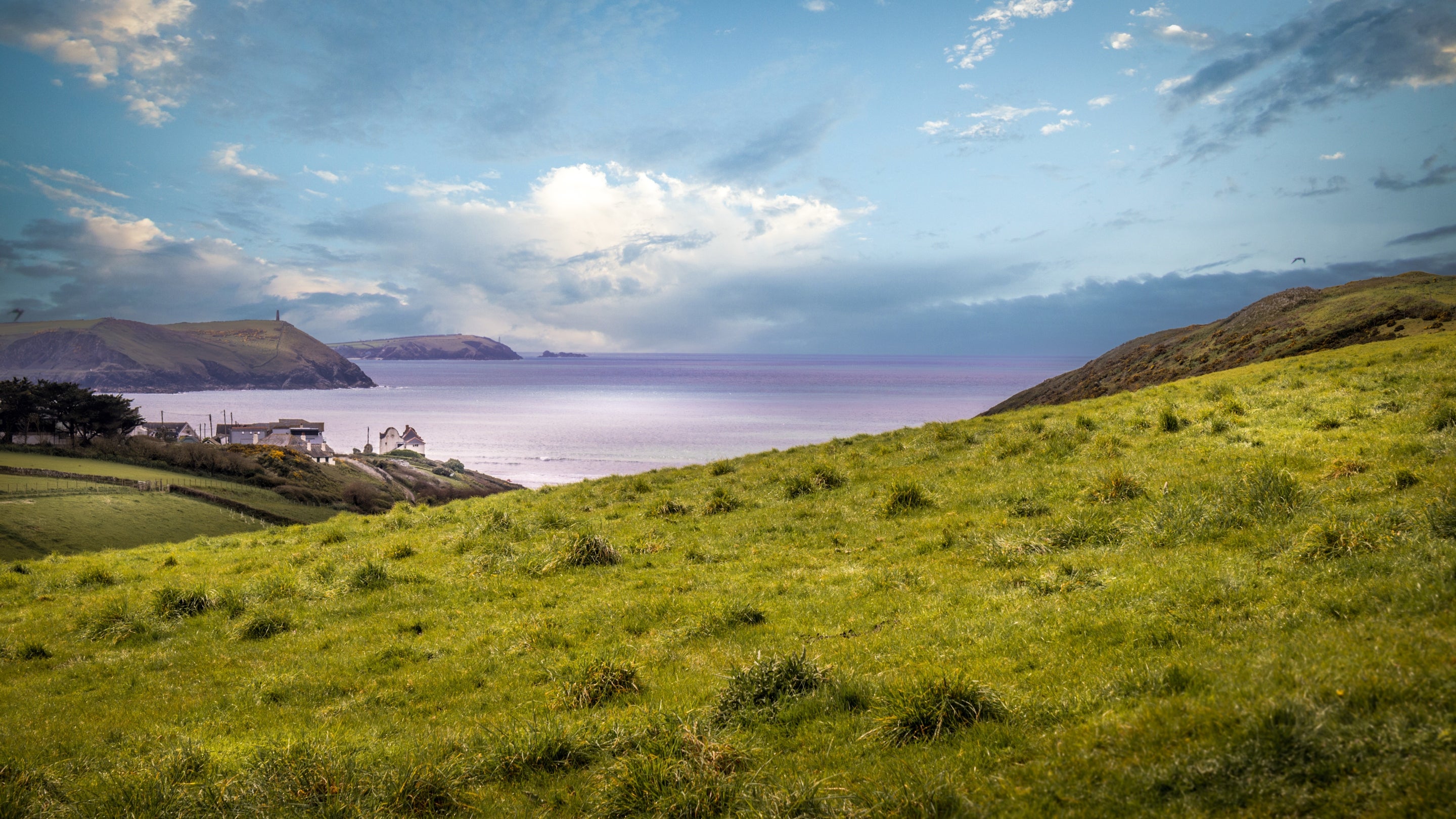 The area surrounding Pentireglaze East Cottage, Cornwall