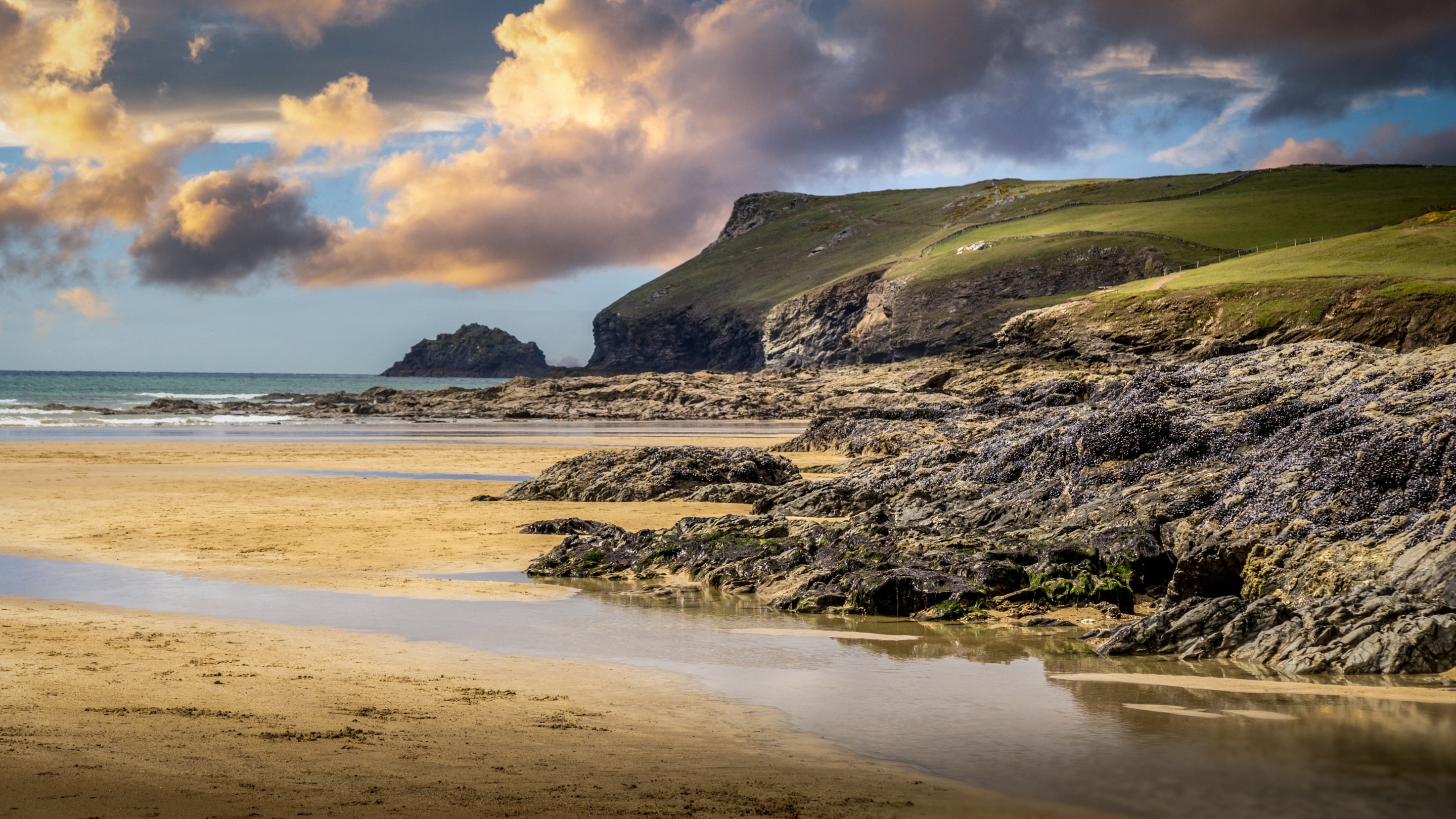 The area surrounding Pentireglaze West Cottage, Cornwall