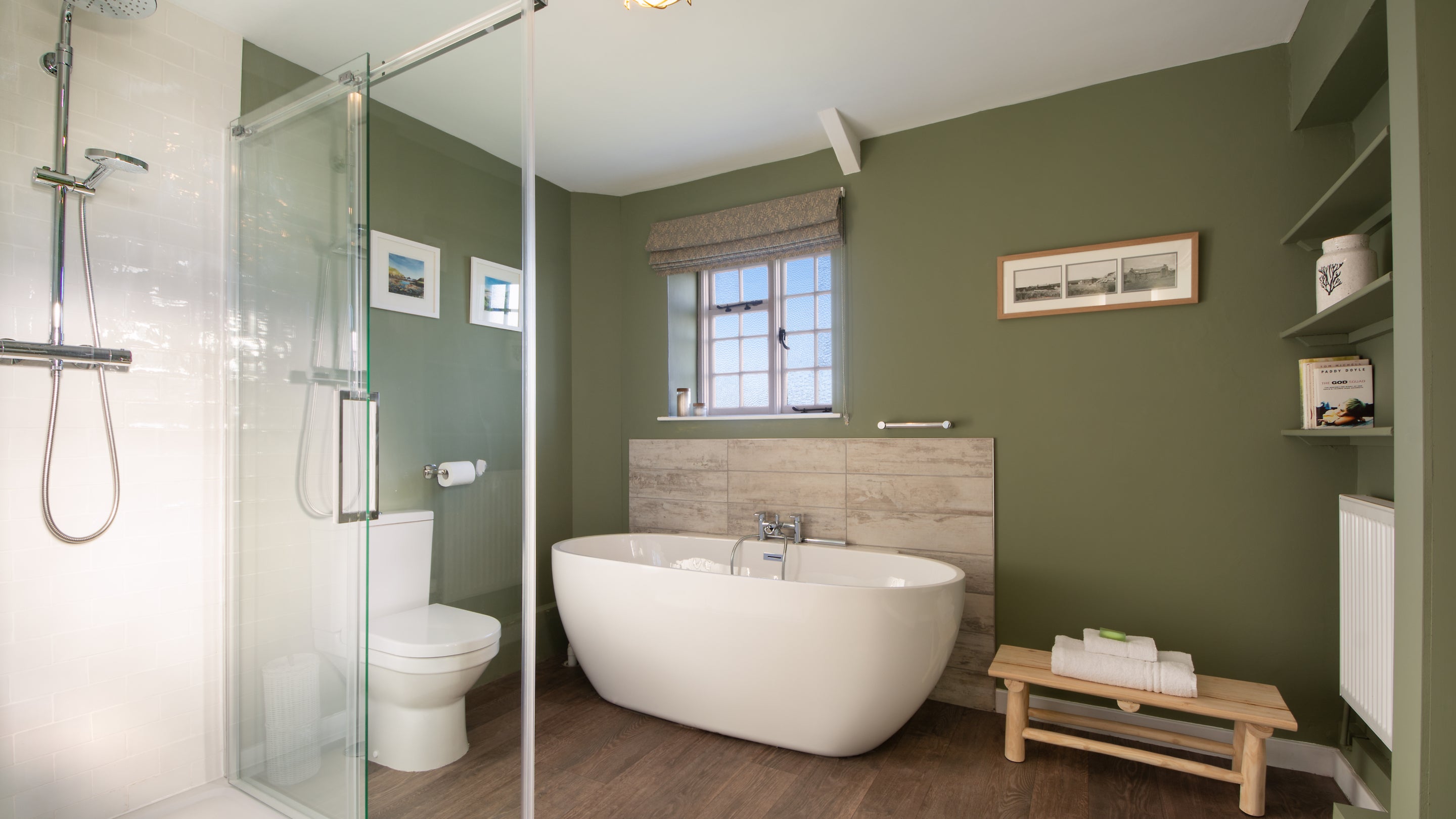 The family bathroom at Porth Mear Barn, Cornwall