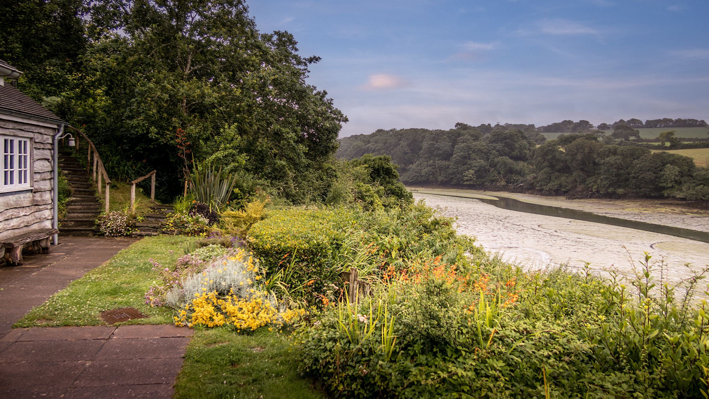 The garden of Powders, next to Frenchman's Creek, Cornwall