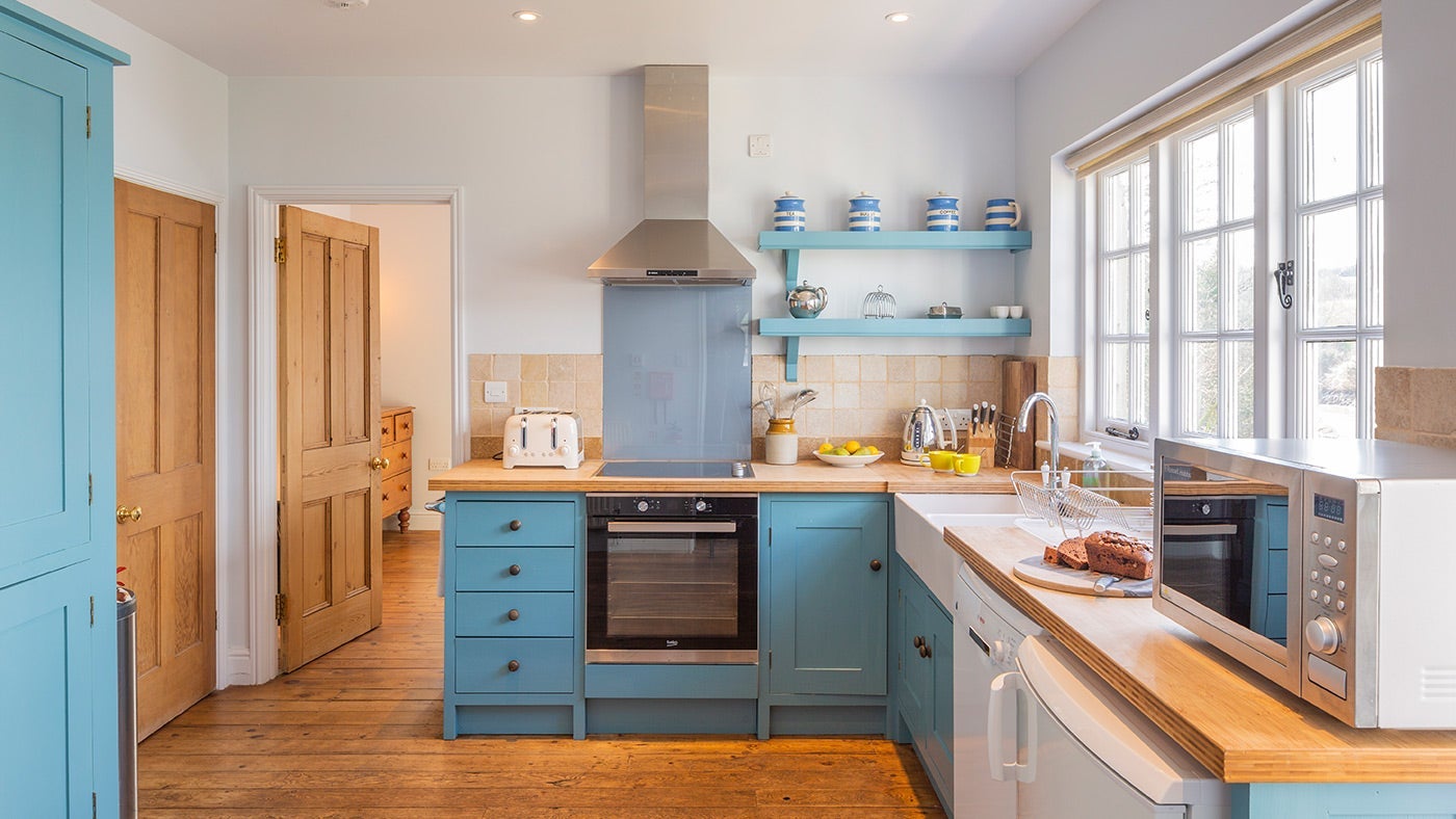 The kitchen at Powders, Helston, Cornwall
