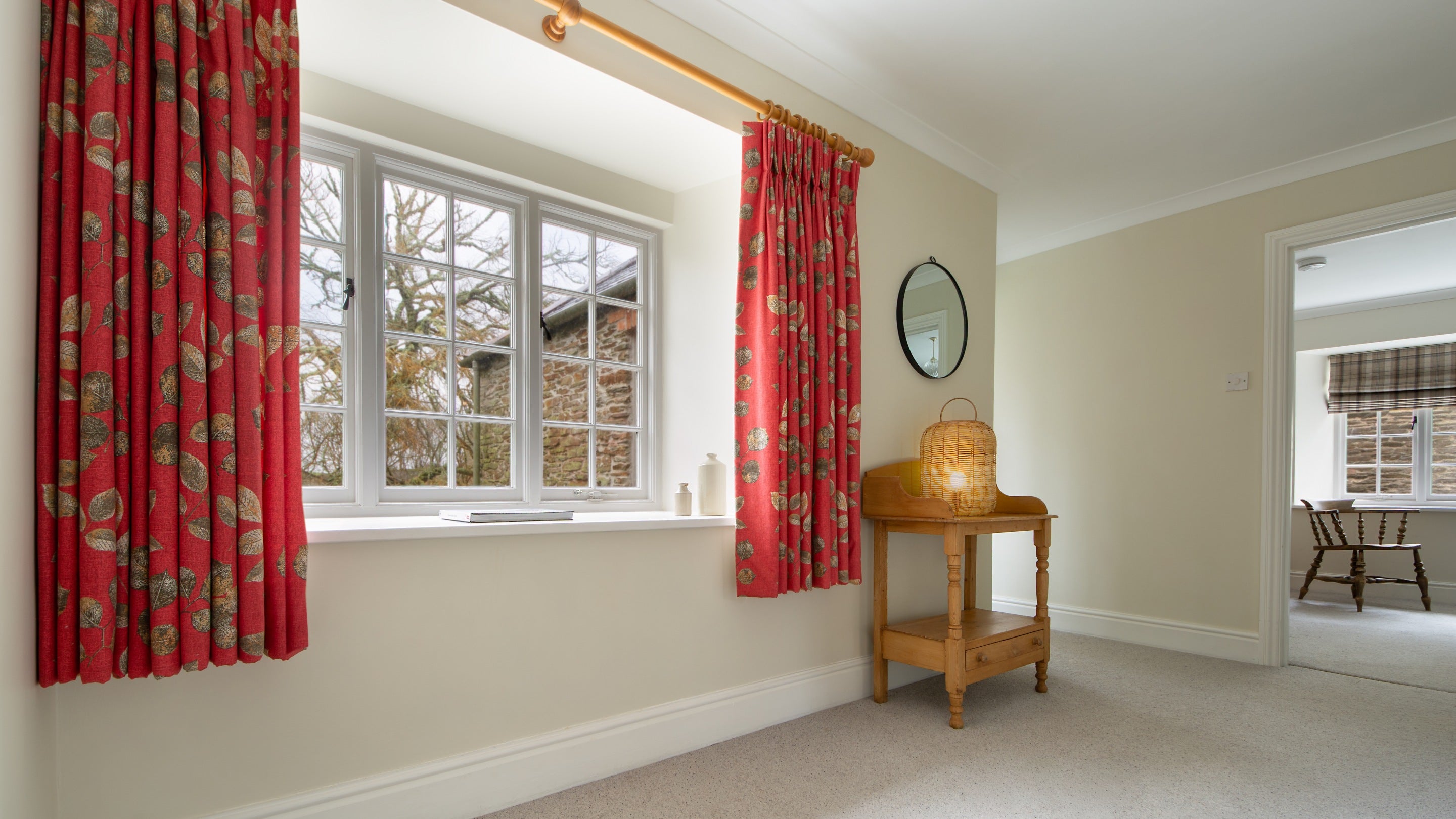 The landing at Roseland Porth Barn, Cornwall