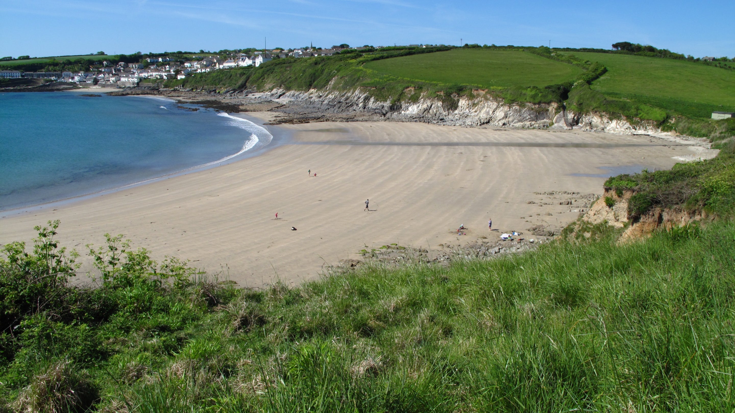 Porthcurnick Beach near Roseland Porth Farm Cottage, Cornwall