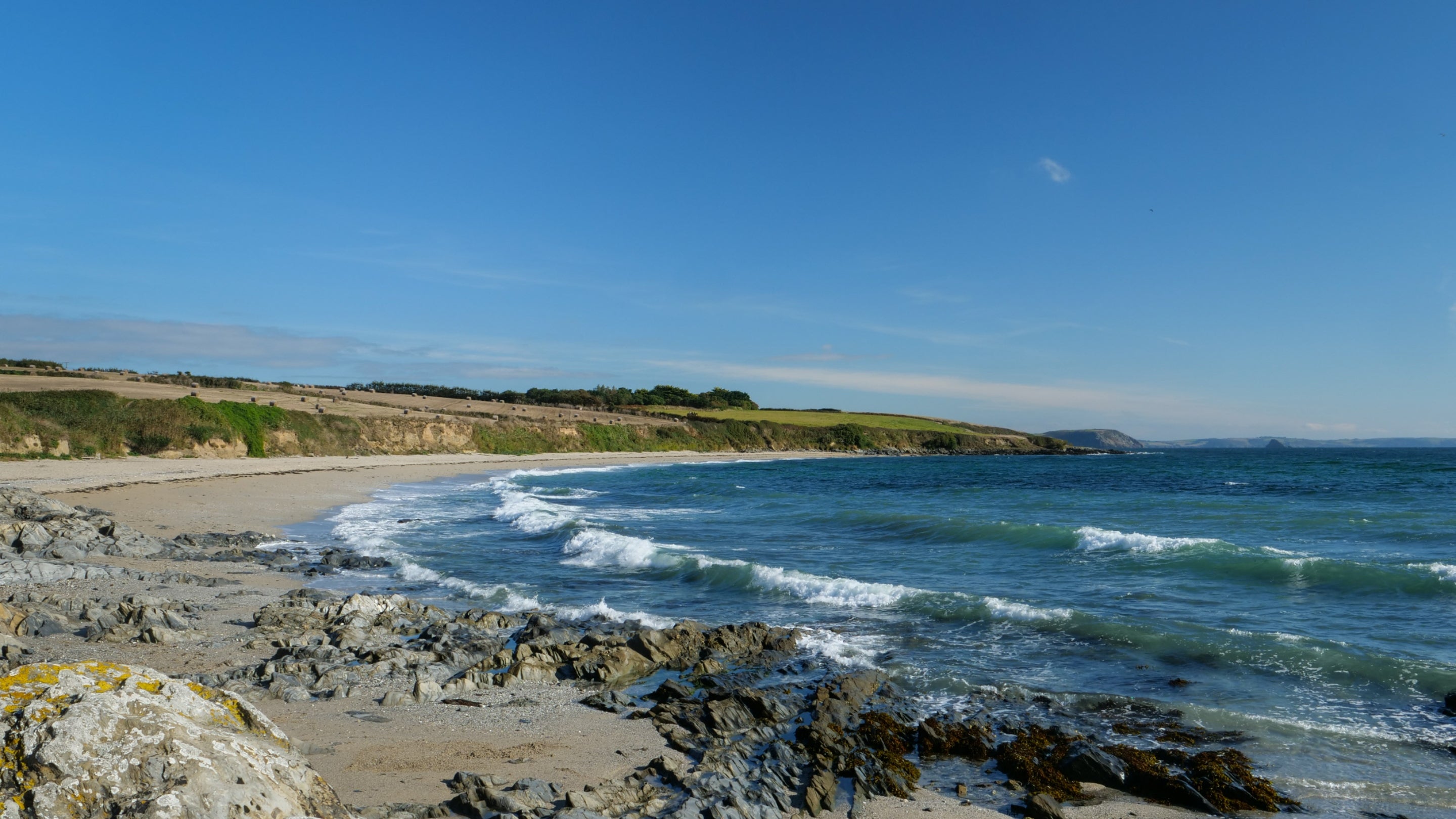 Towan Beach near Roseland Porth Farm Cottage, Cornwall