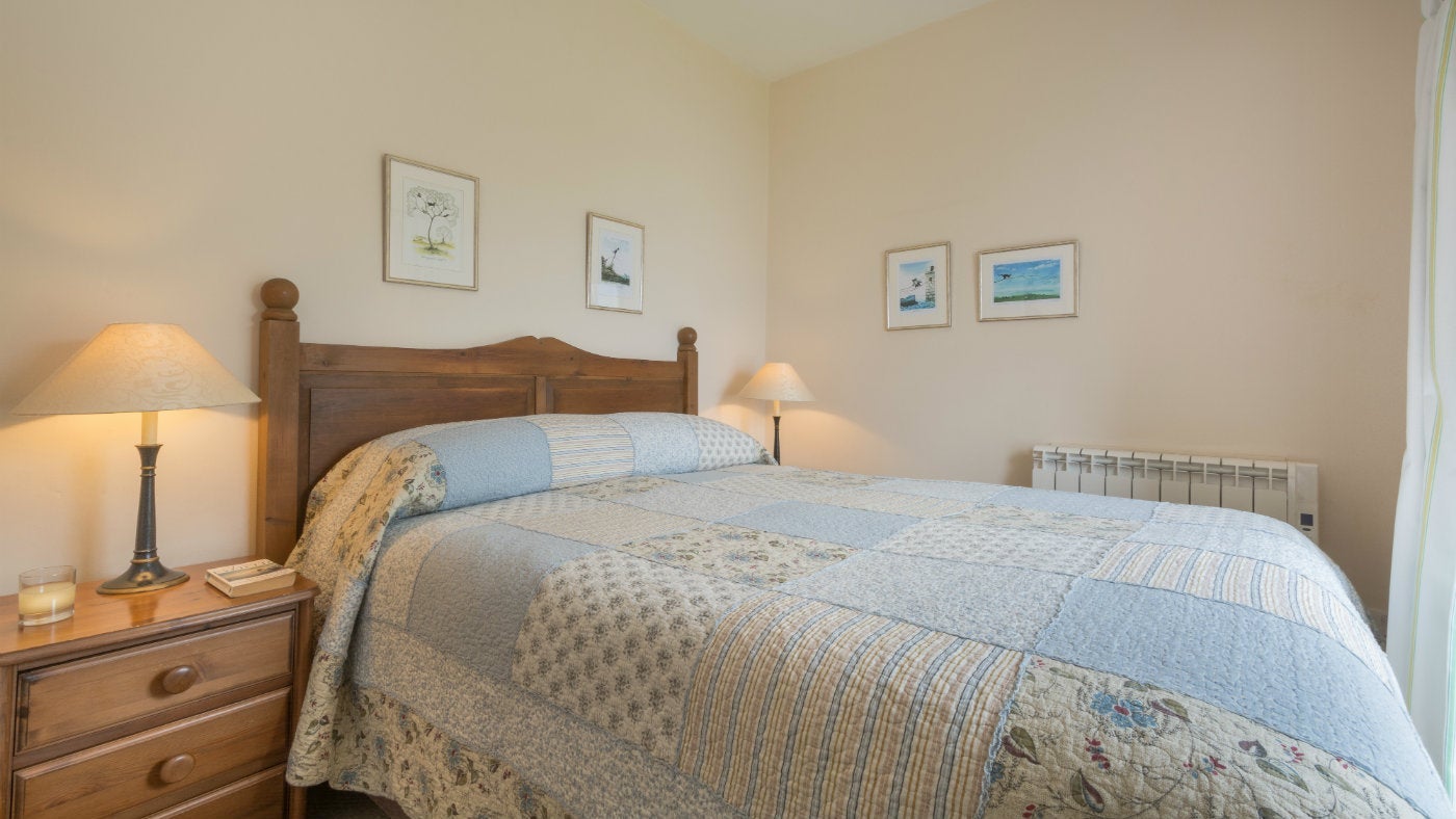 The double bedroom at Ruan, Cadgwith, The Lizzard, Cornwall 