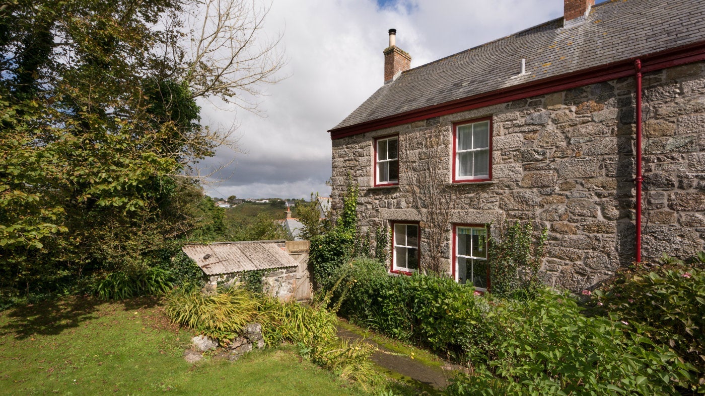The exterior of Ruan, Cadgwith, The Lizzard, Cornwall 