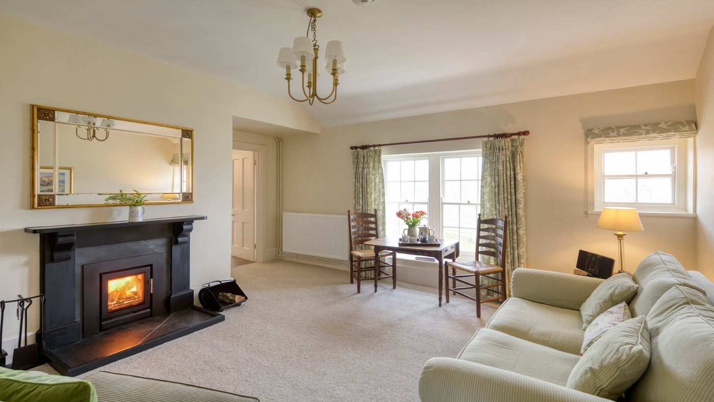 The sitting room at Rumps, Port Quin, Port Issac, Cornwall 