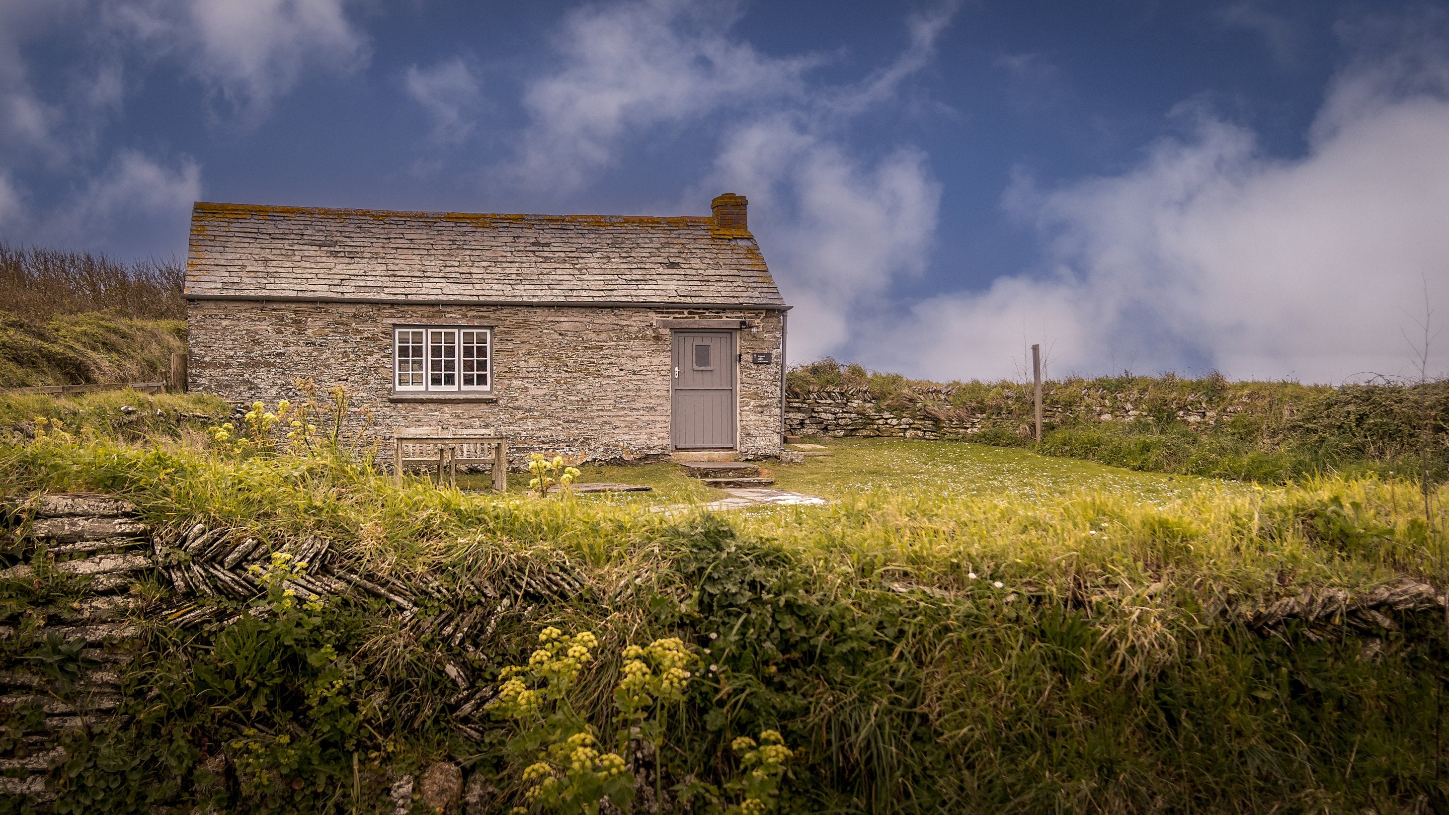 The exterior of Skipper's Cabin, Cornwall