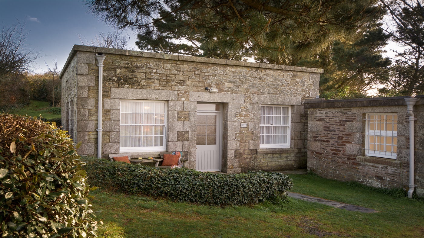 The exterior of Tiffy's, St Anthony Head, Cornwall