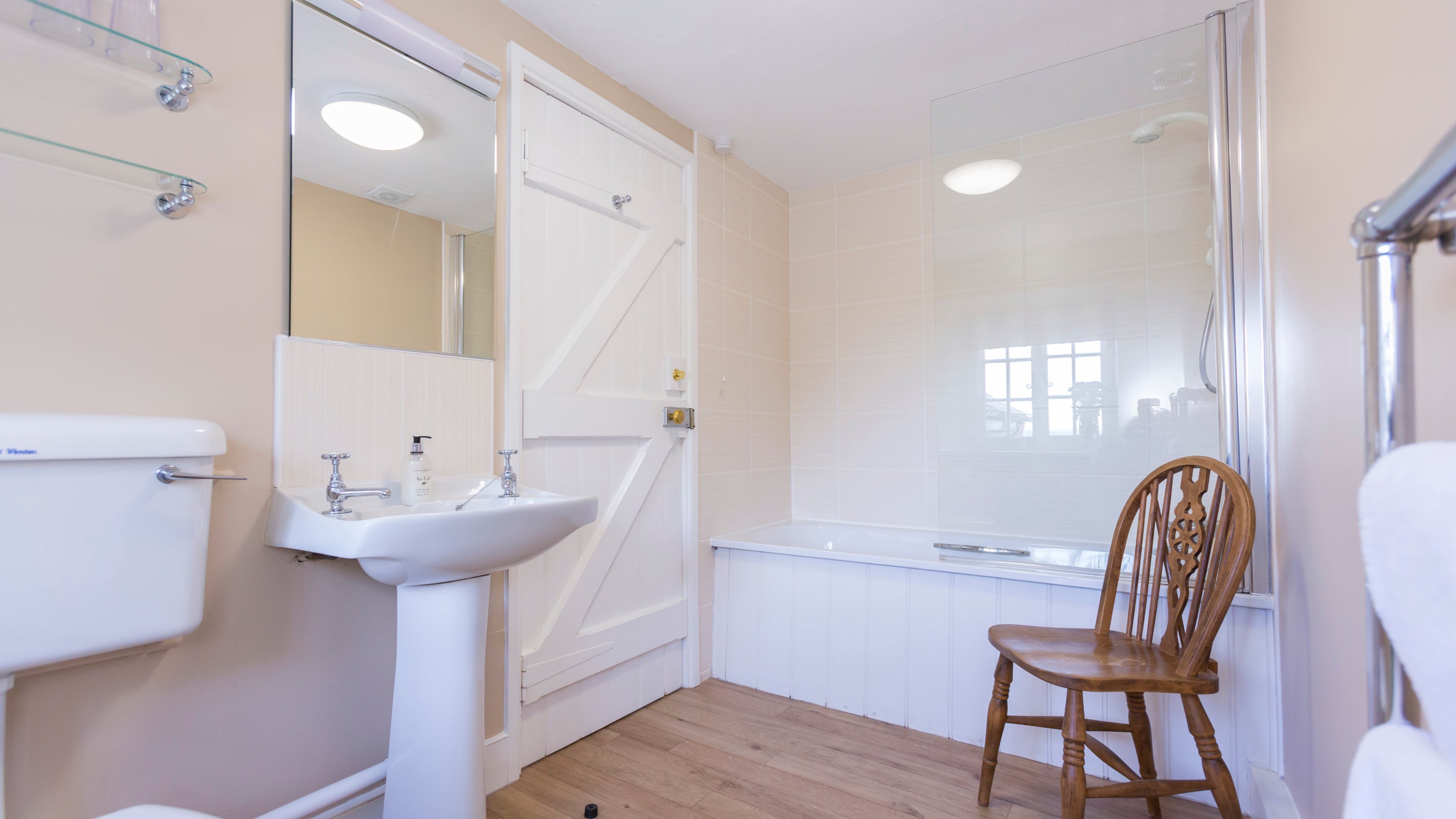 The bathroom at Tippett's, Cornwall