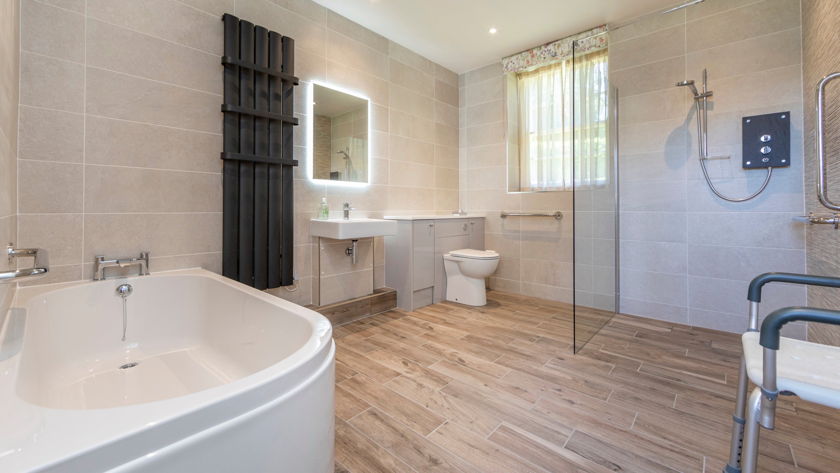 The bathroom at Trelissick Engine House, Cornwall