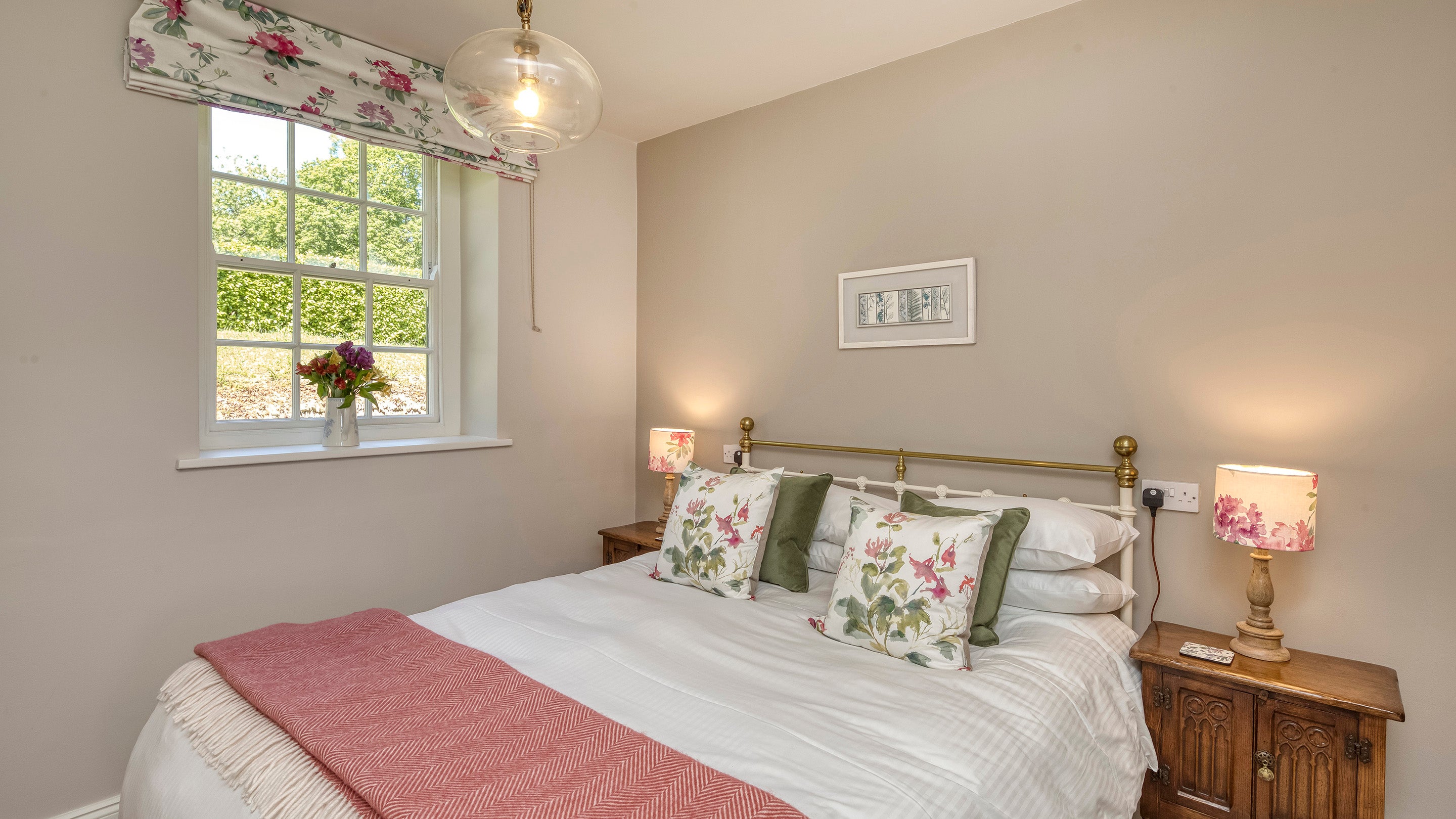 The double bedroom Trelissick Engine House, Cornwall