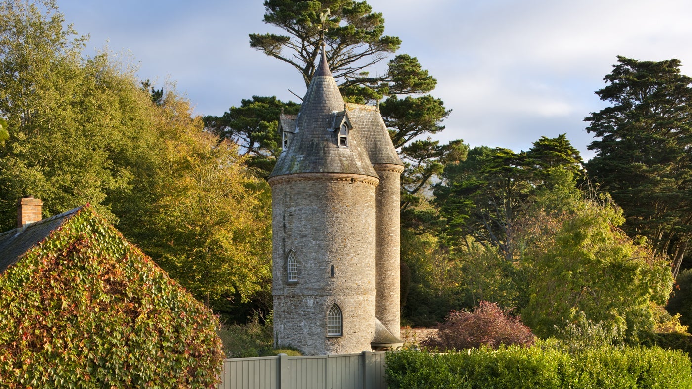 The Water Tower at Trelissick Garden, Cornwall
