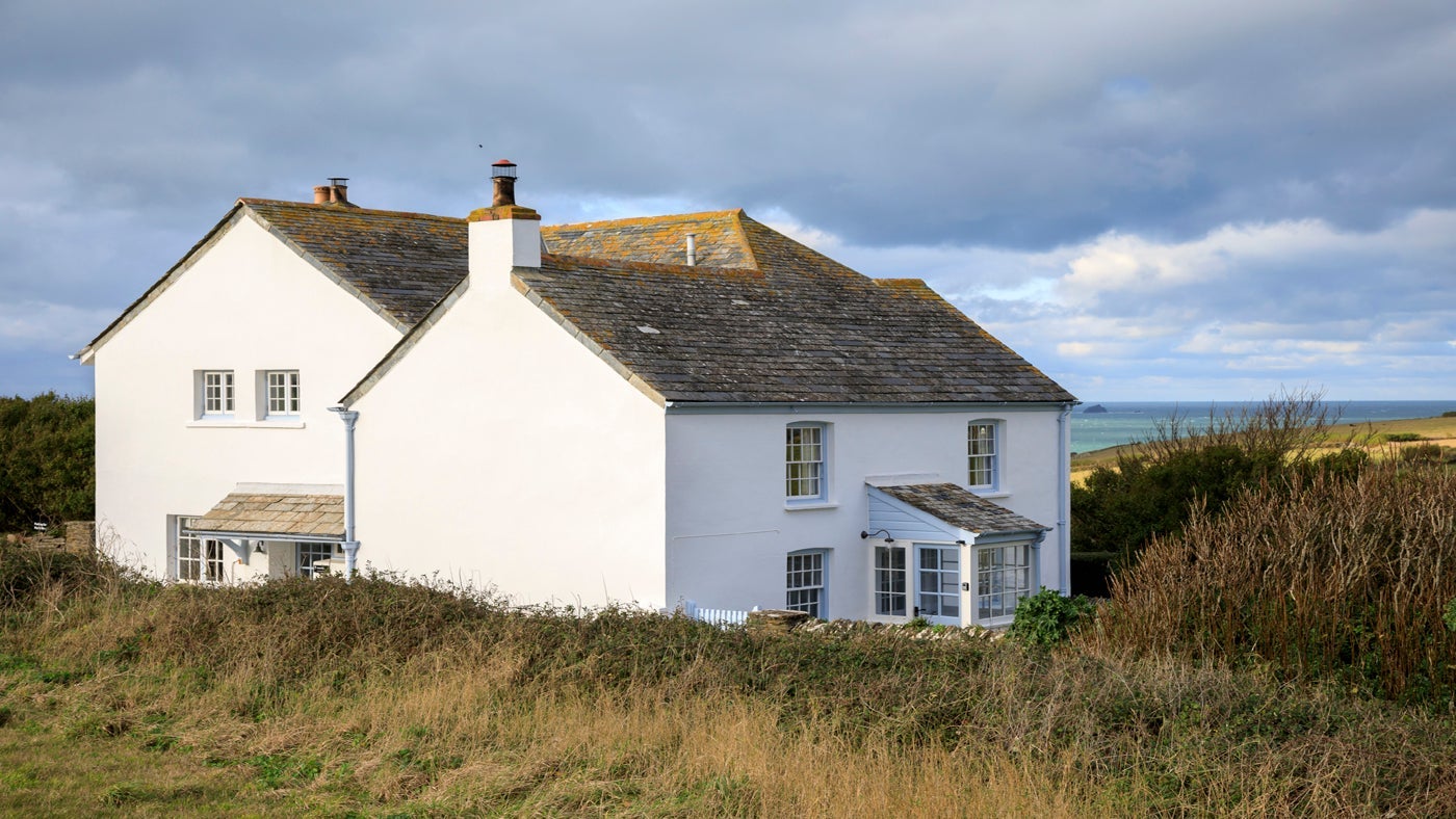The exterior of Trescore, nr Padstow, Cornwall