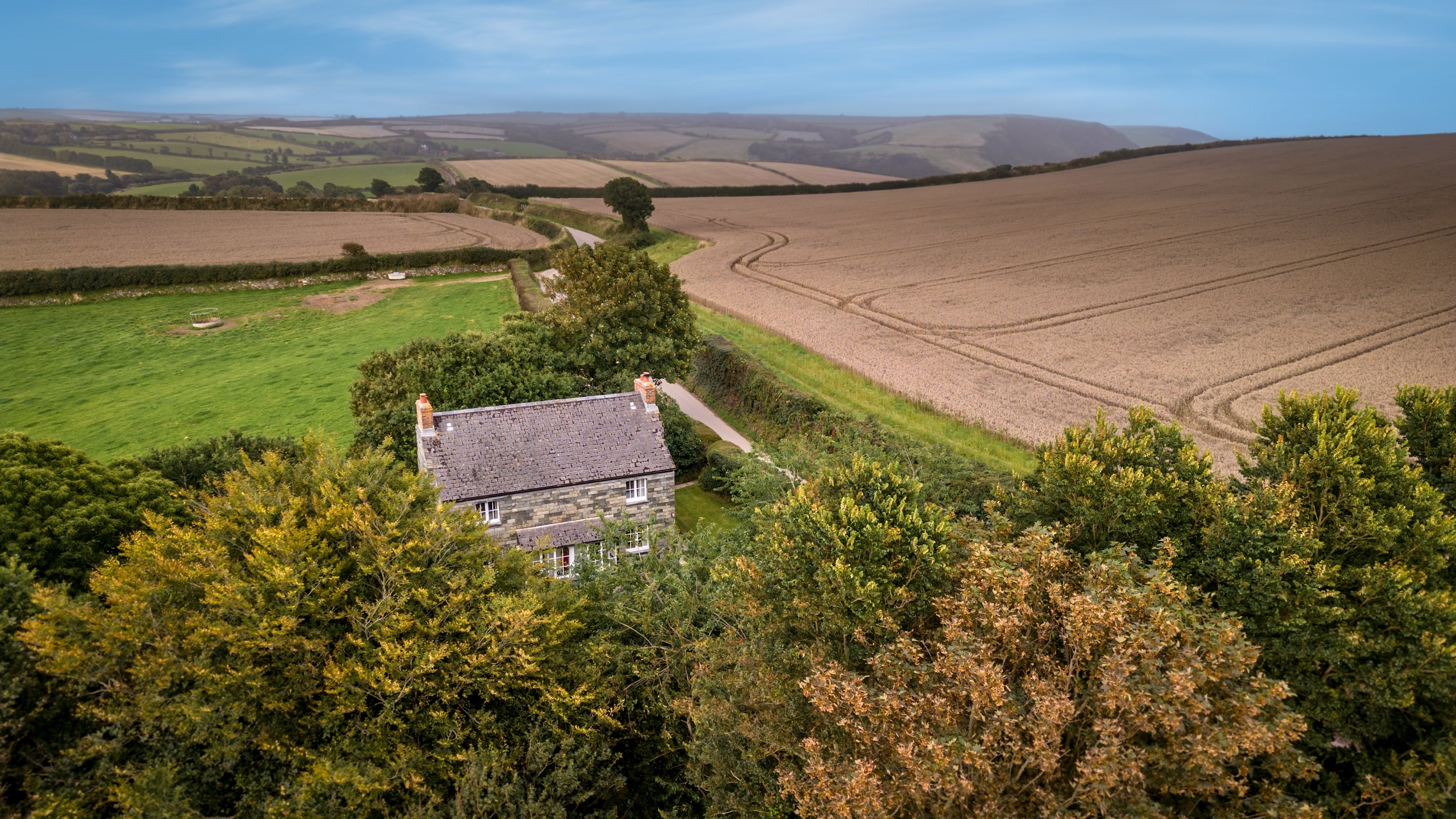 The area surrounding Triggabrowne Meadow Cottage, Cornwall
