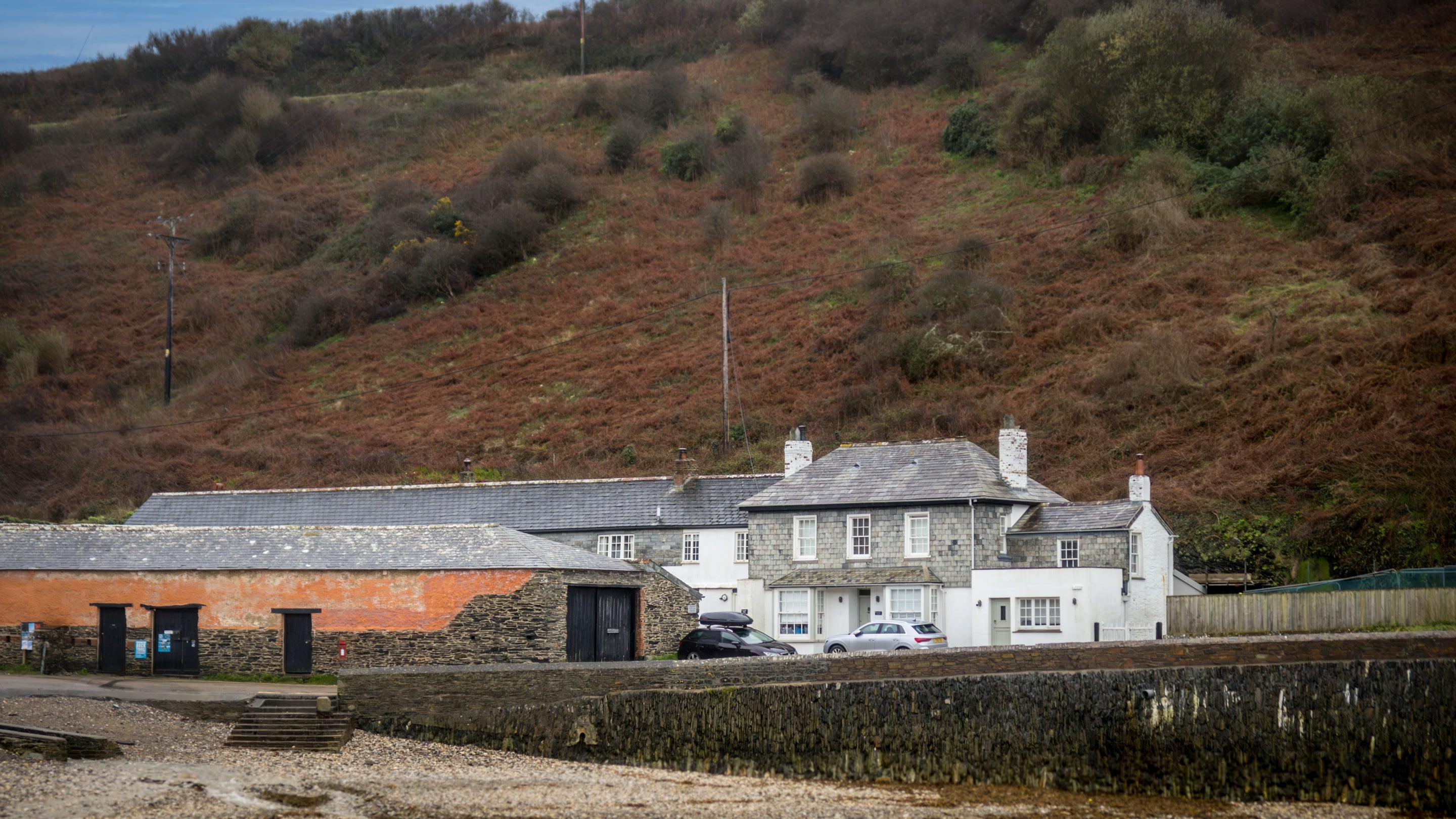 The area surrounding The White Cottage, Cornwall