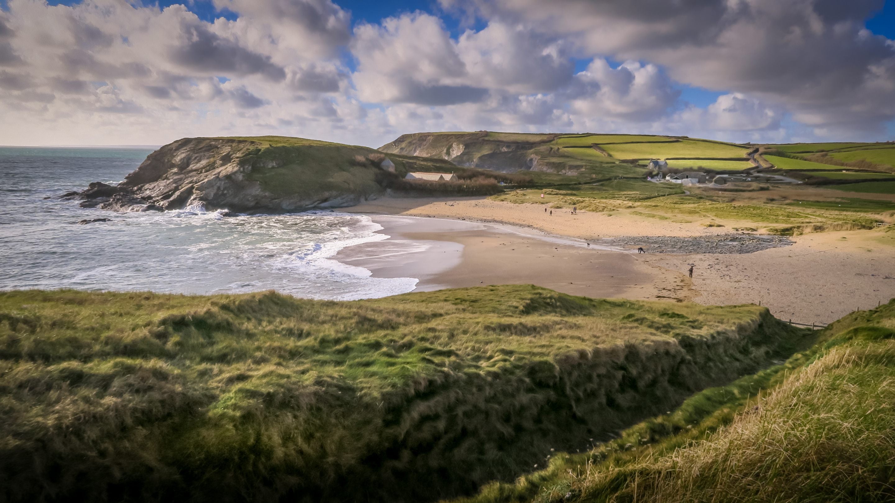 The beach near to Winnianton Farmhouse, Cornwall