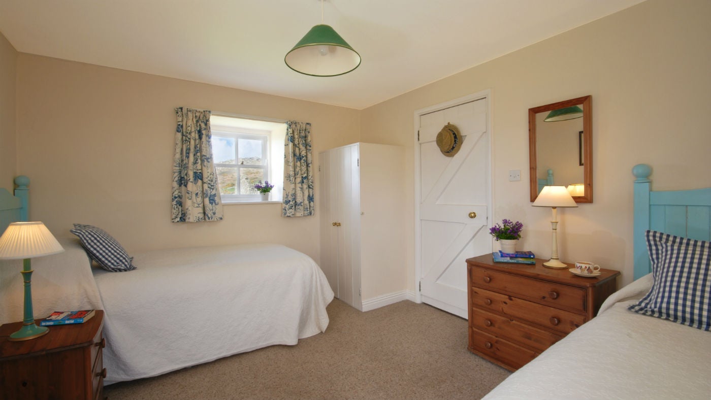 Please note this bedroom is now the king-size bedroom, Zennor Honor's House, Cornwall