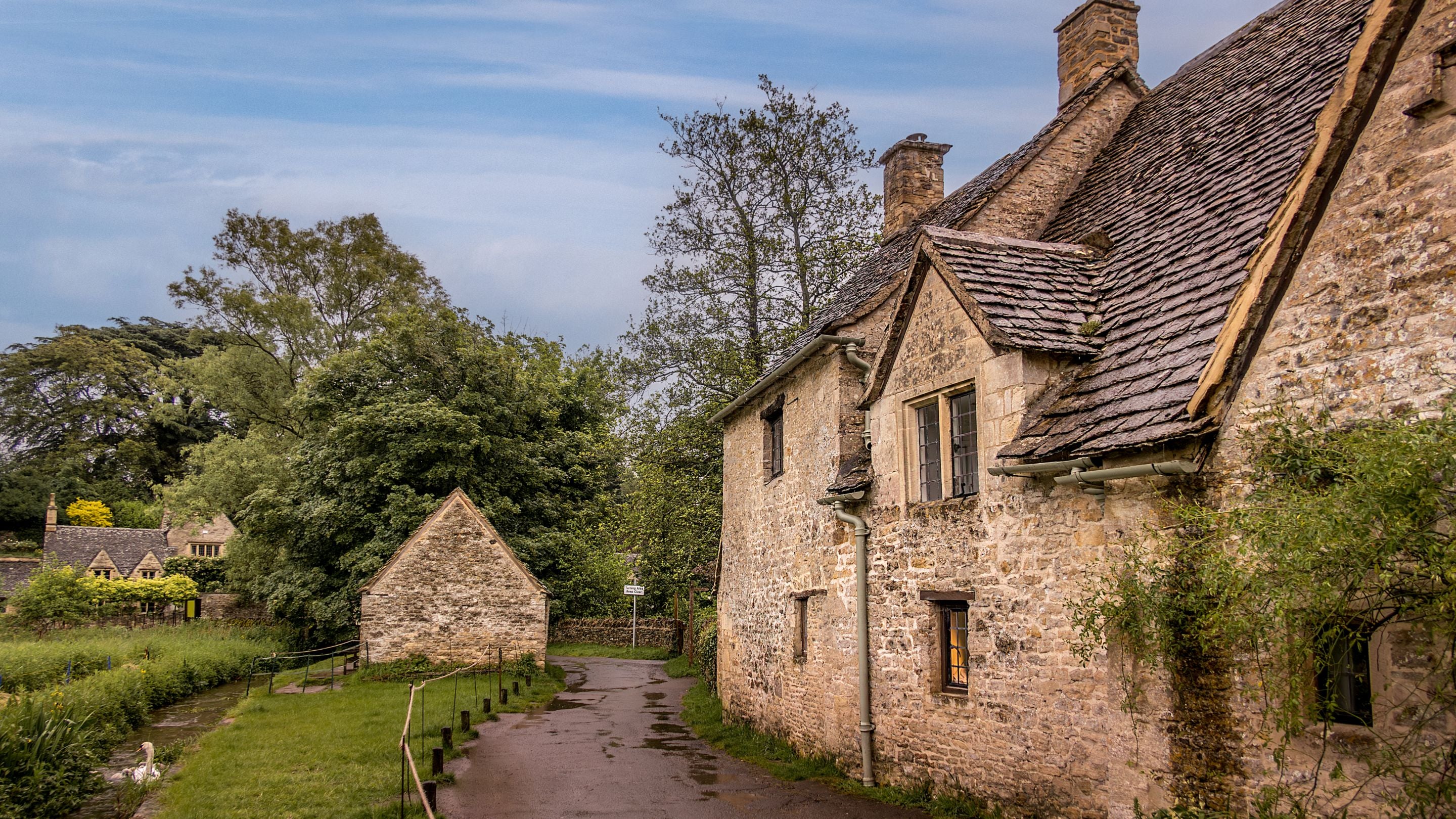 1 Arlington Row, opposite the water meadow on the left, Gloucestershire