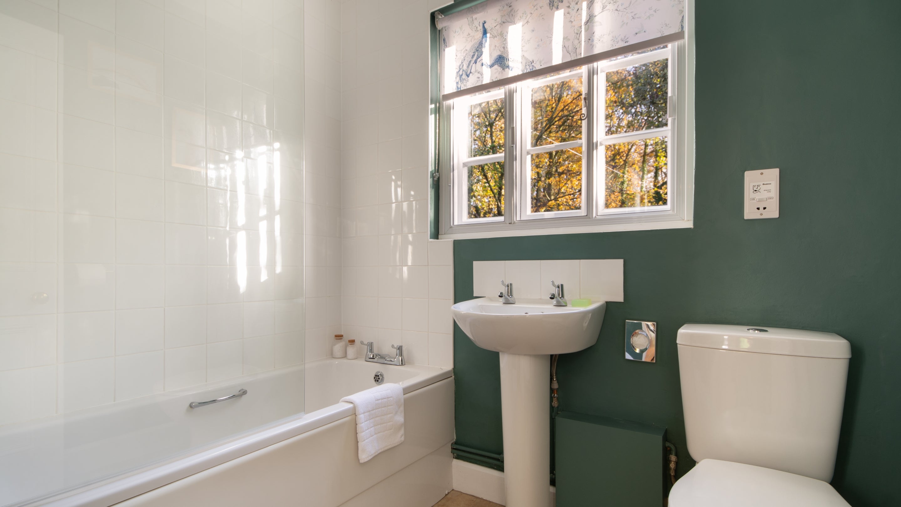 The bathroom at Lion Lodge, Gloucestershire