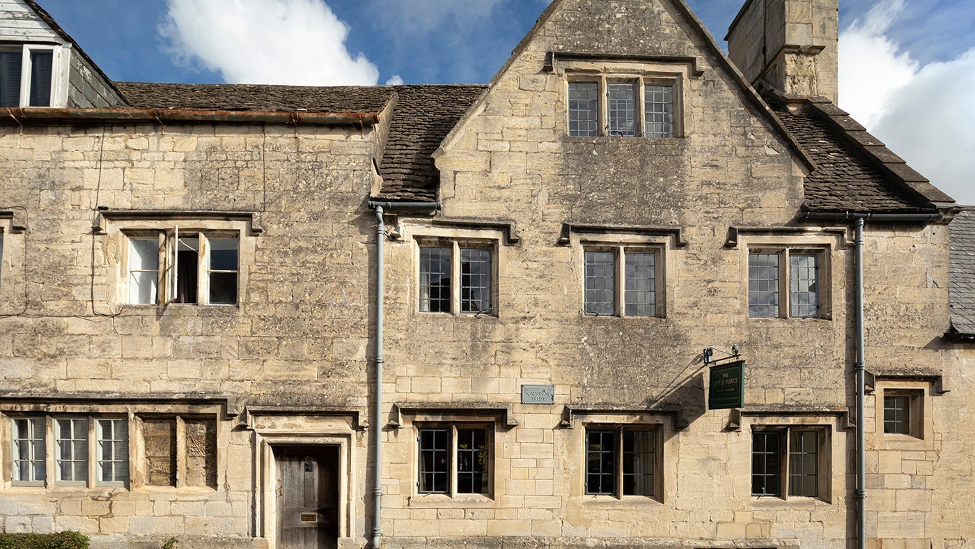 The front exterior of The Little Fleece, Gloucestershire