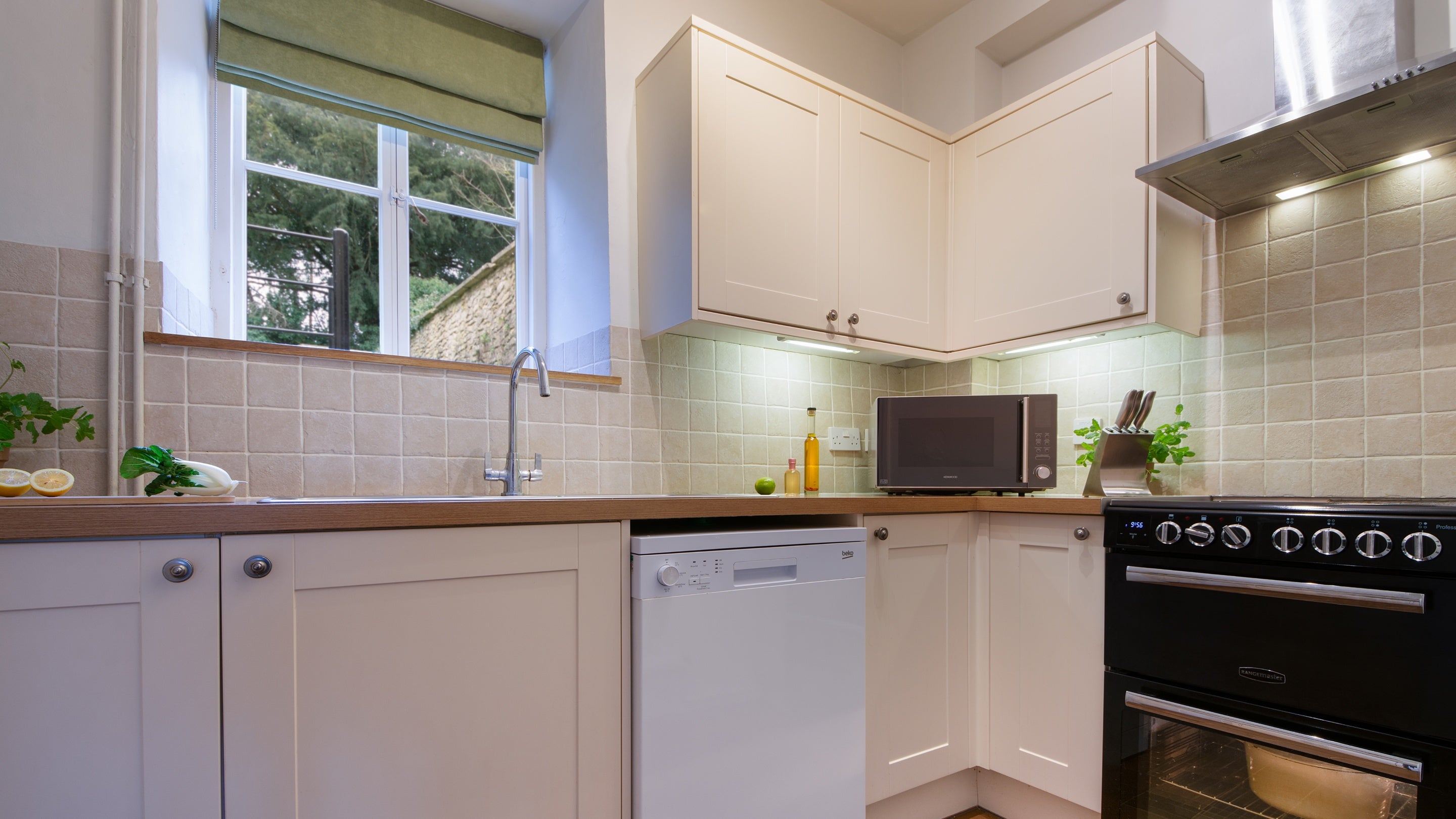 The kitchen at Newark Lower Lodge, Gloucestershire