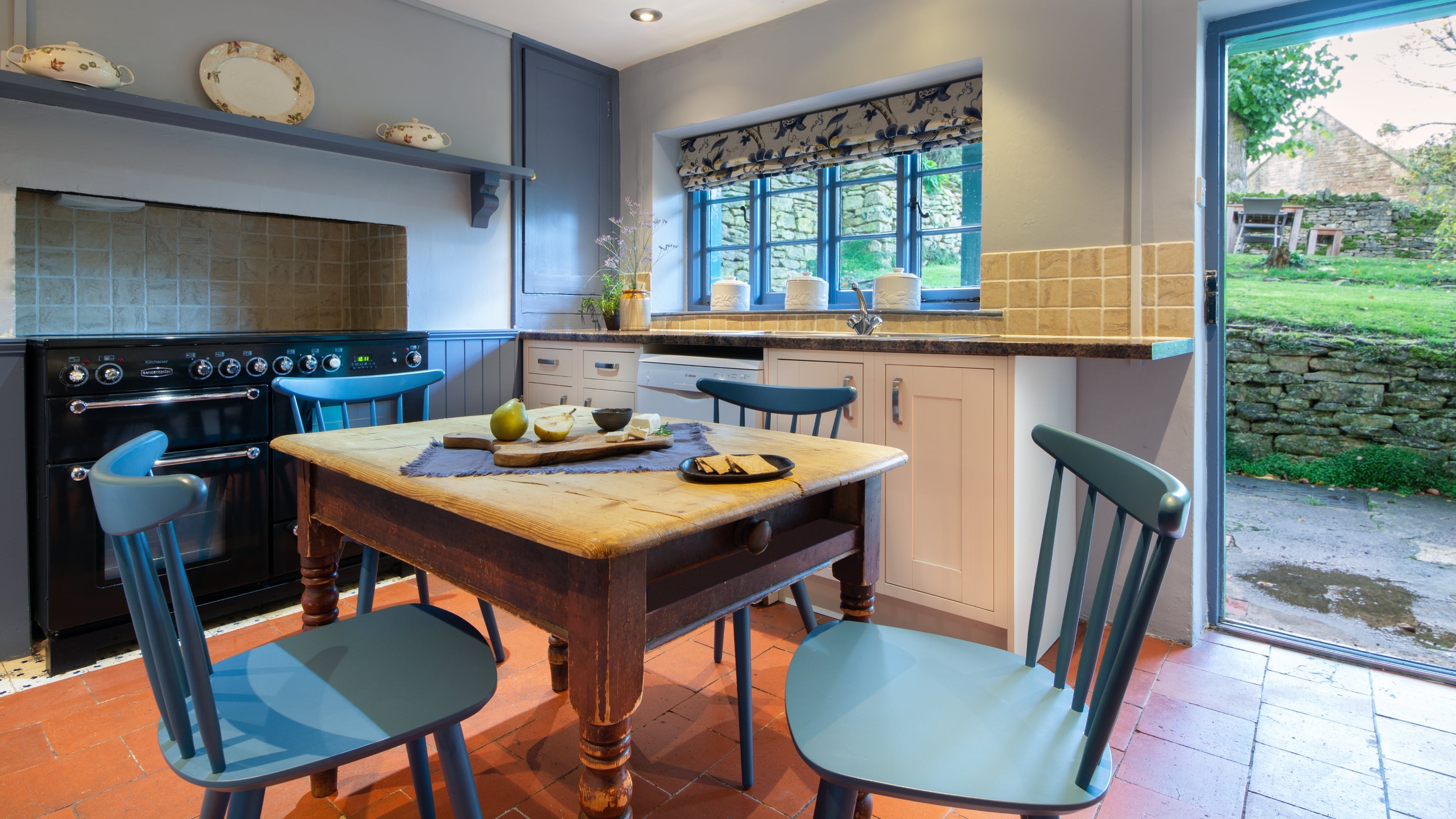 The kitchen at Snowshill Manor Farmhouse, Gloucestershire