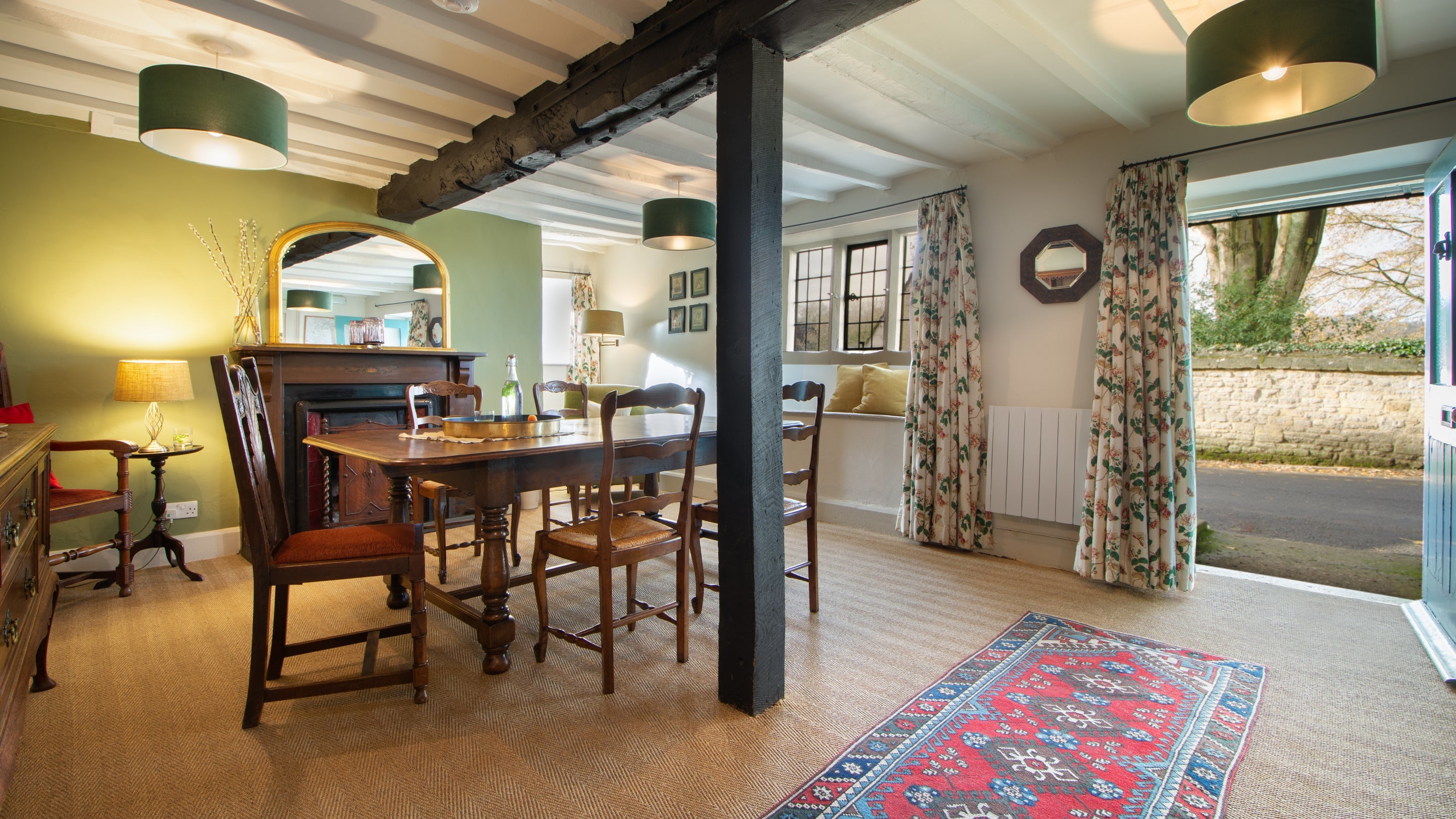 The dining room at Snowshill Manor Farmhouse, Gloucestershire