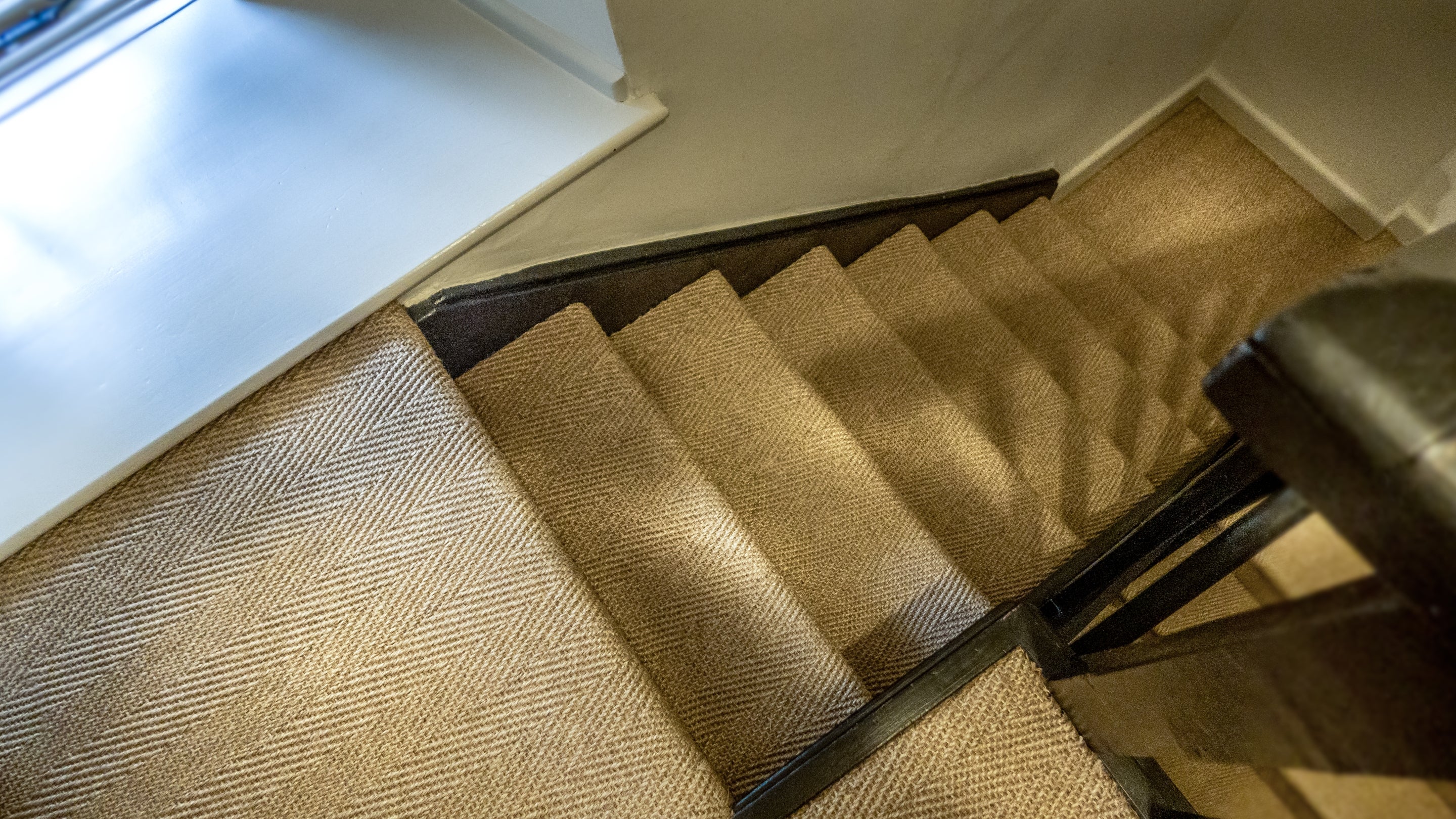 The stairs at Snowshill Manor Farmhouse, Gloucestershire