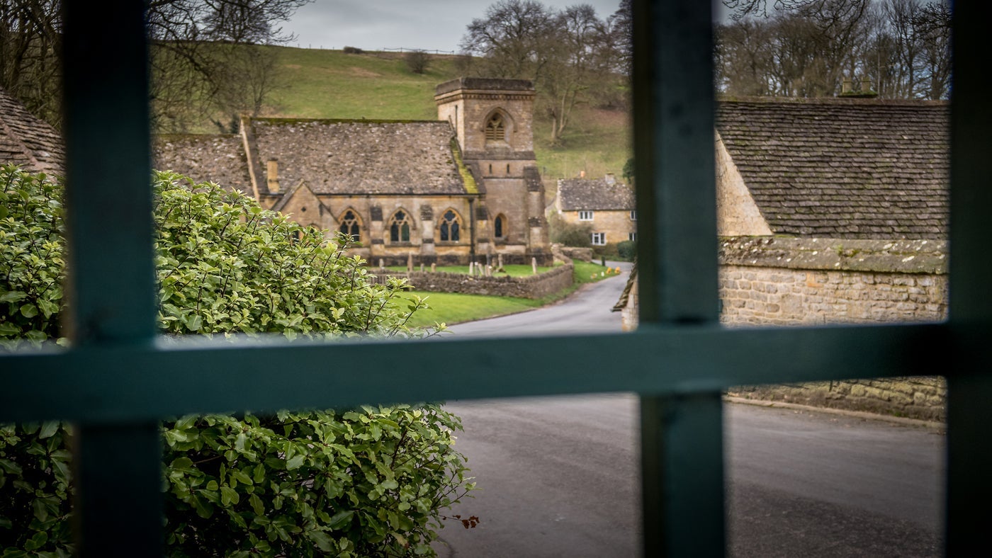 The view from Honor's Cottage, Snowshill, nr Broadway, Gloucestershire