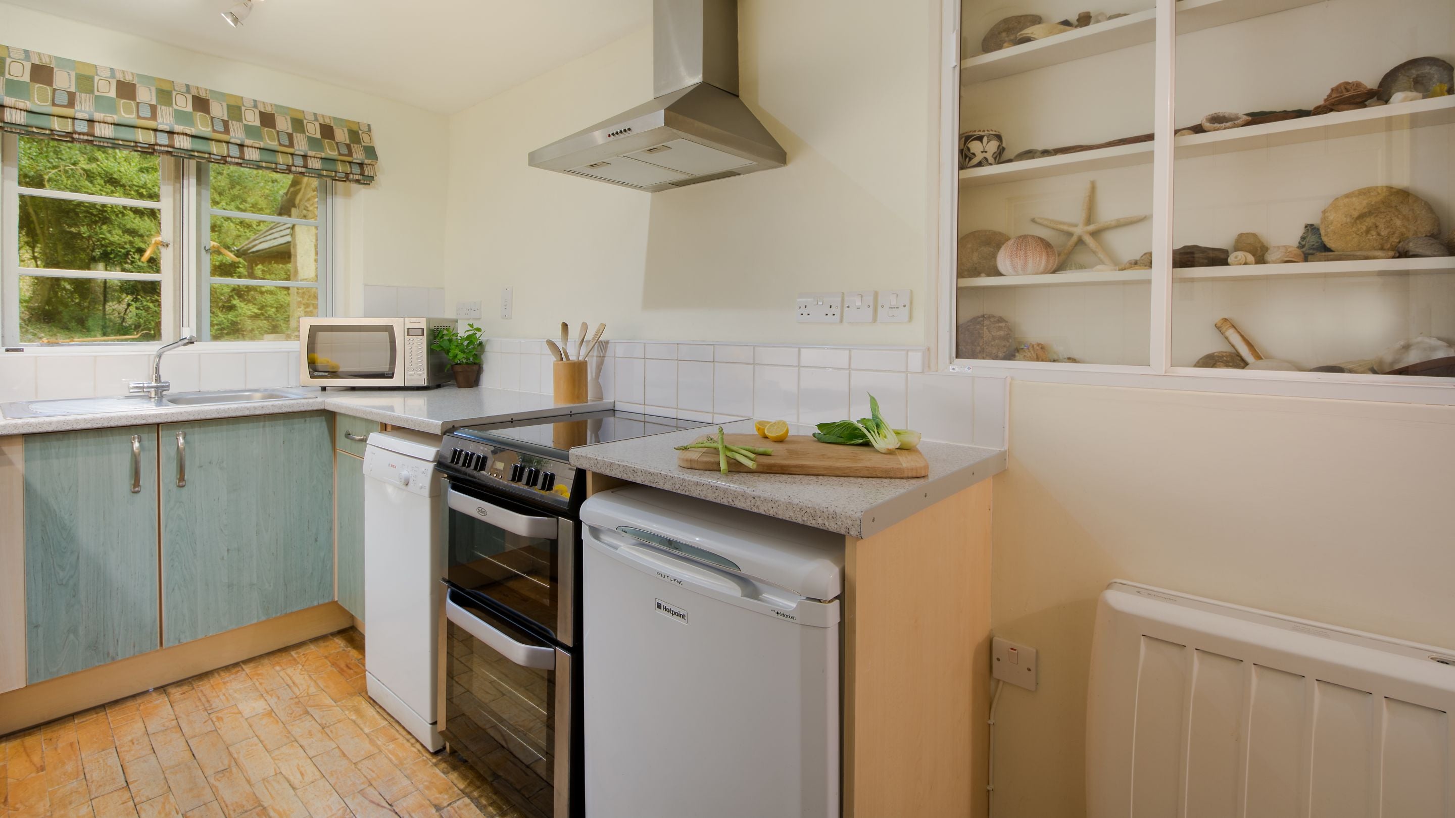 The kitchen at Woody's Cottage, Gloucestershire