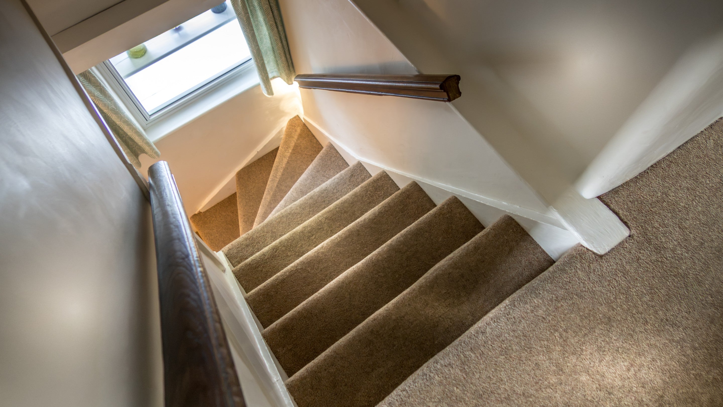 The stairs at Woody's Cottage, Gloucestershire