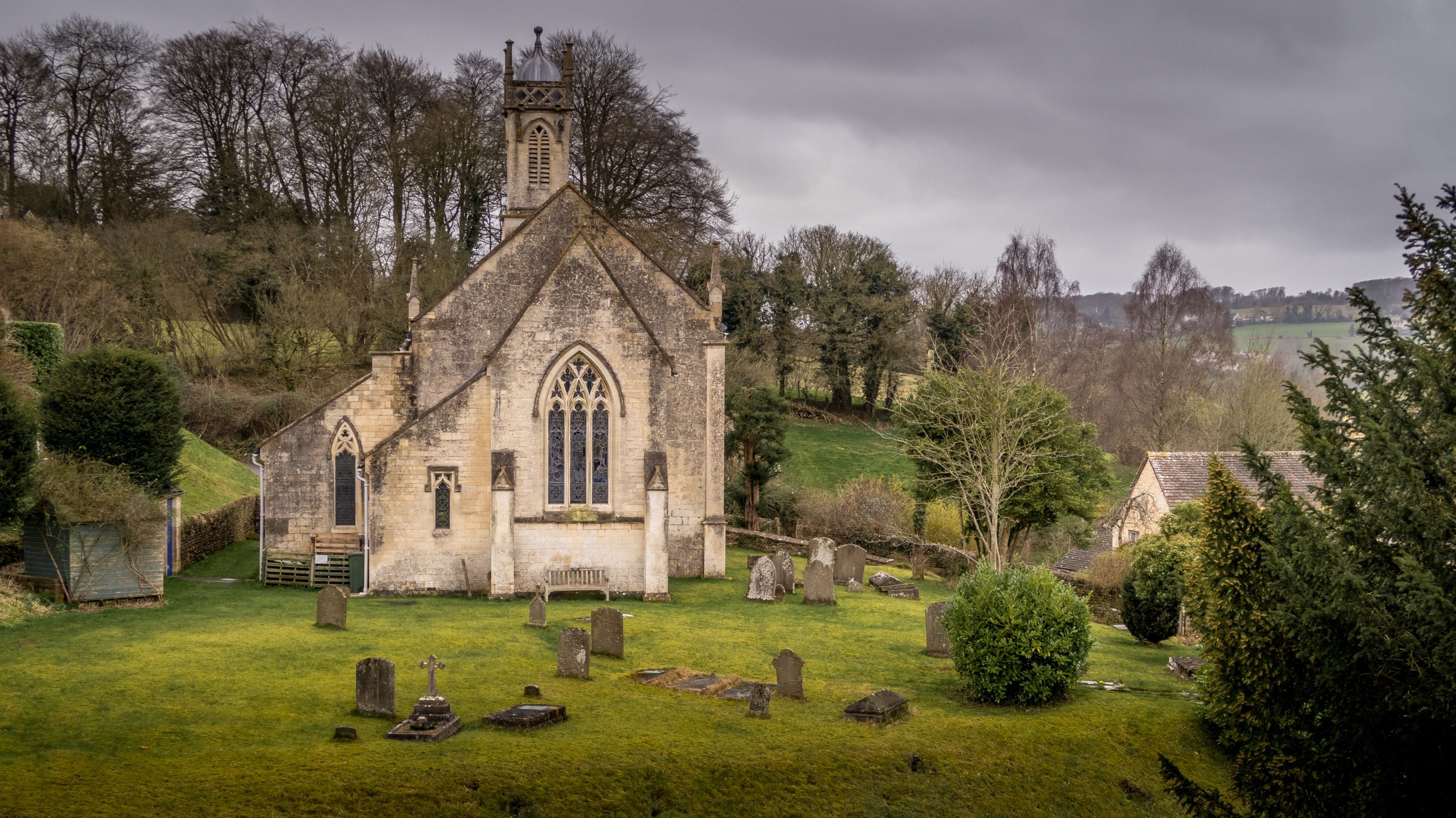 The area surrounding Woody's Cottage, Gloucestershire