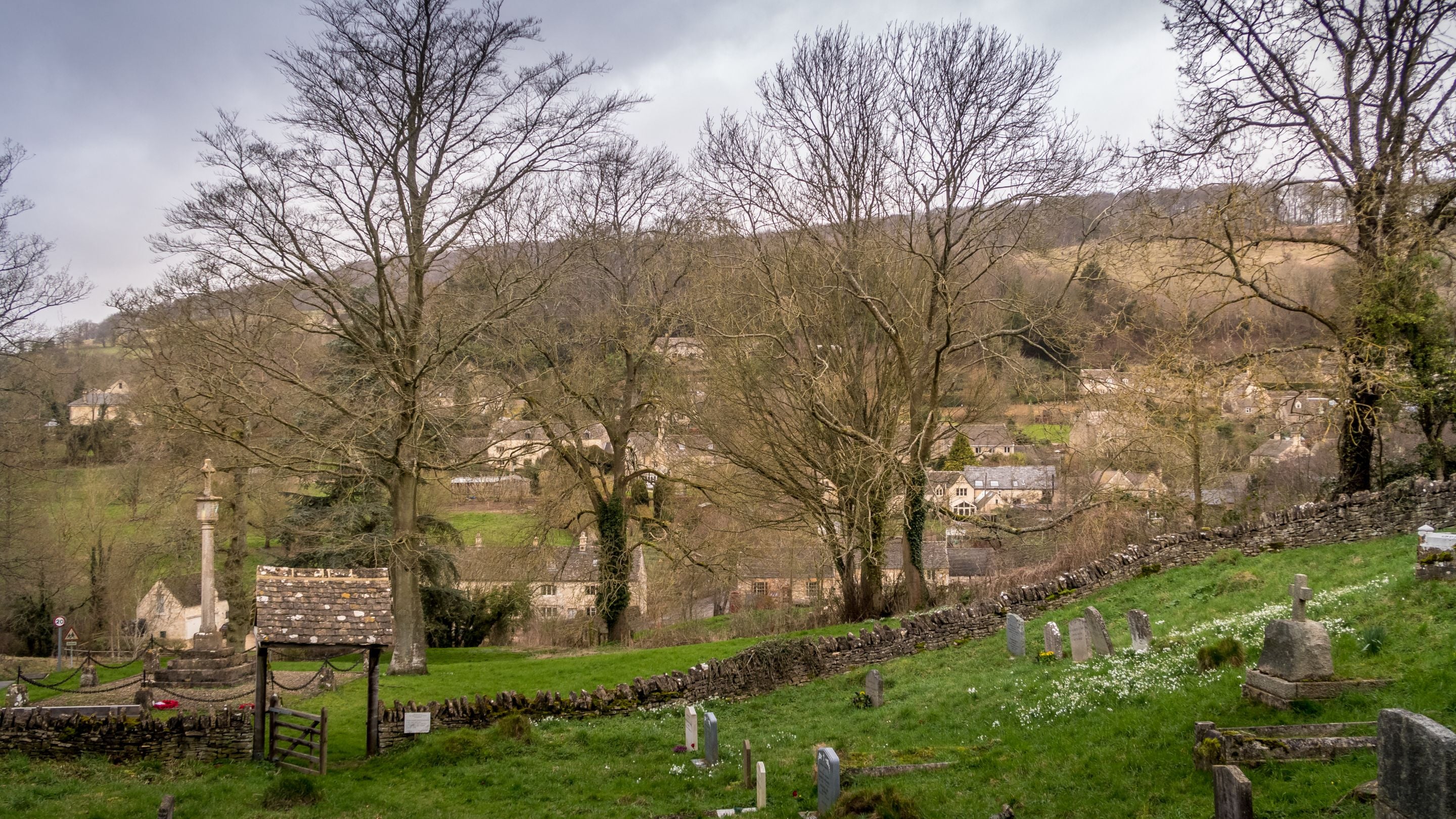 The area surrounding Woody's Cottage, Gloucestershire