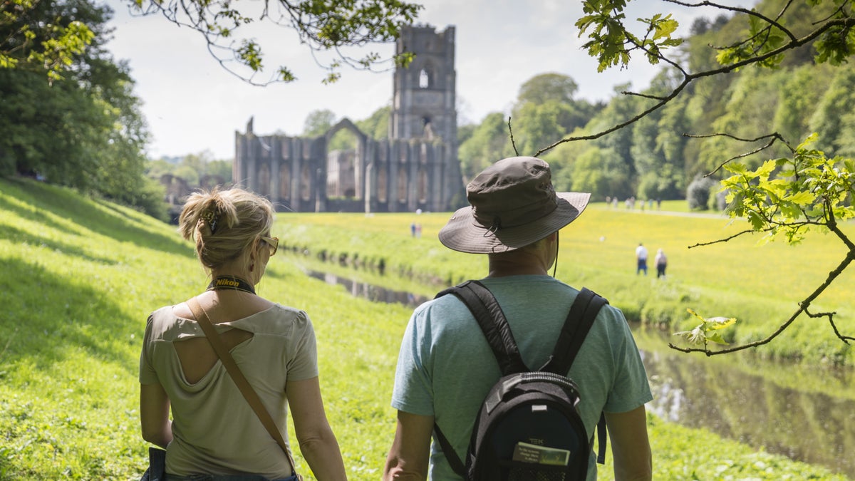 Fountains Abbey Estate walk Yorkshire National Trust