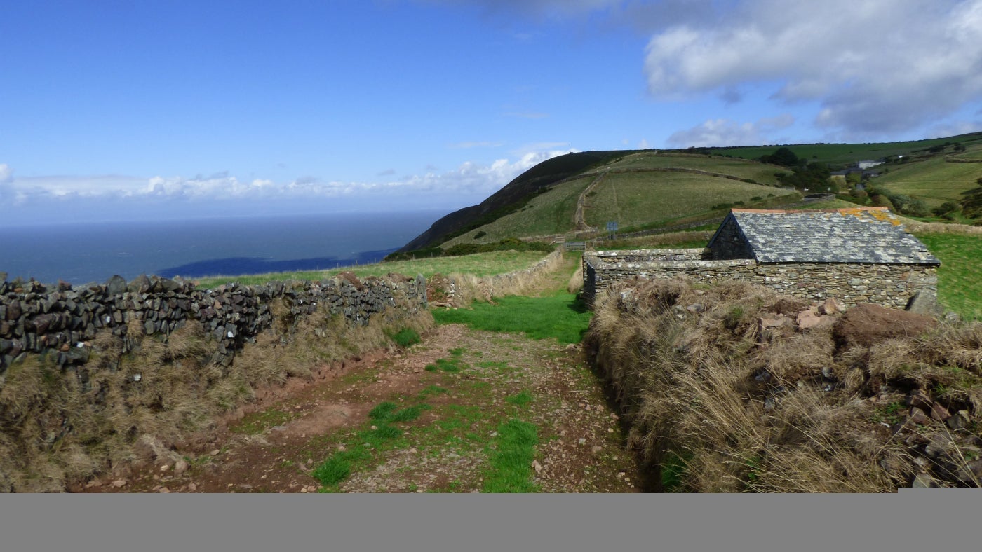 The exterior of Berry Lawn Linhay bothy