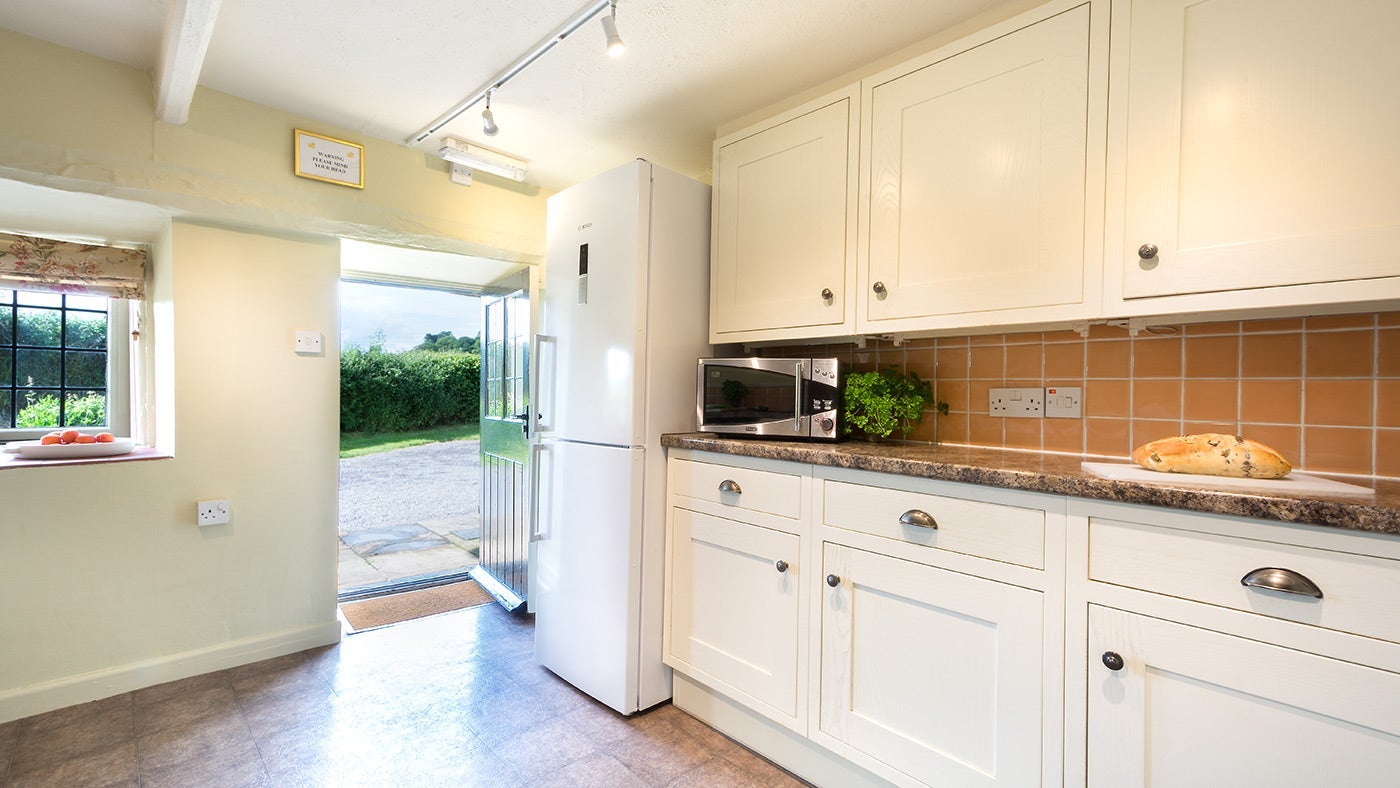 The kitchen at Broad Ley Cottage, Broadclyst, Devon