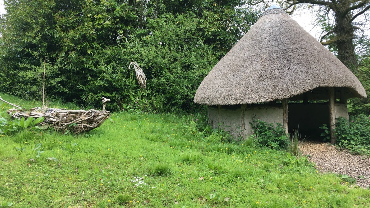 Brownsham Wild Play Area Iron Age Hut