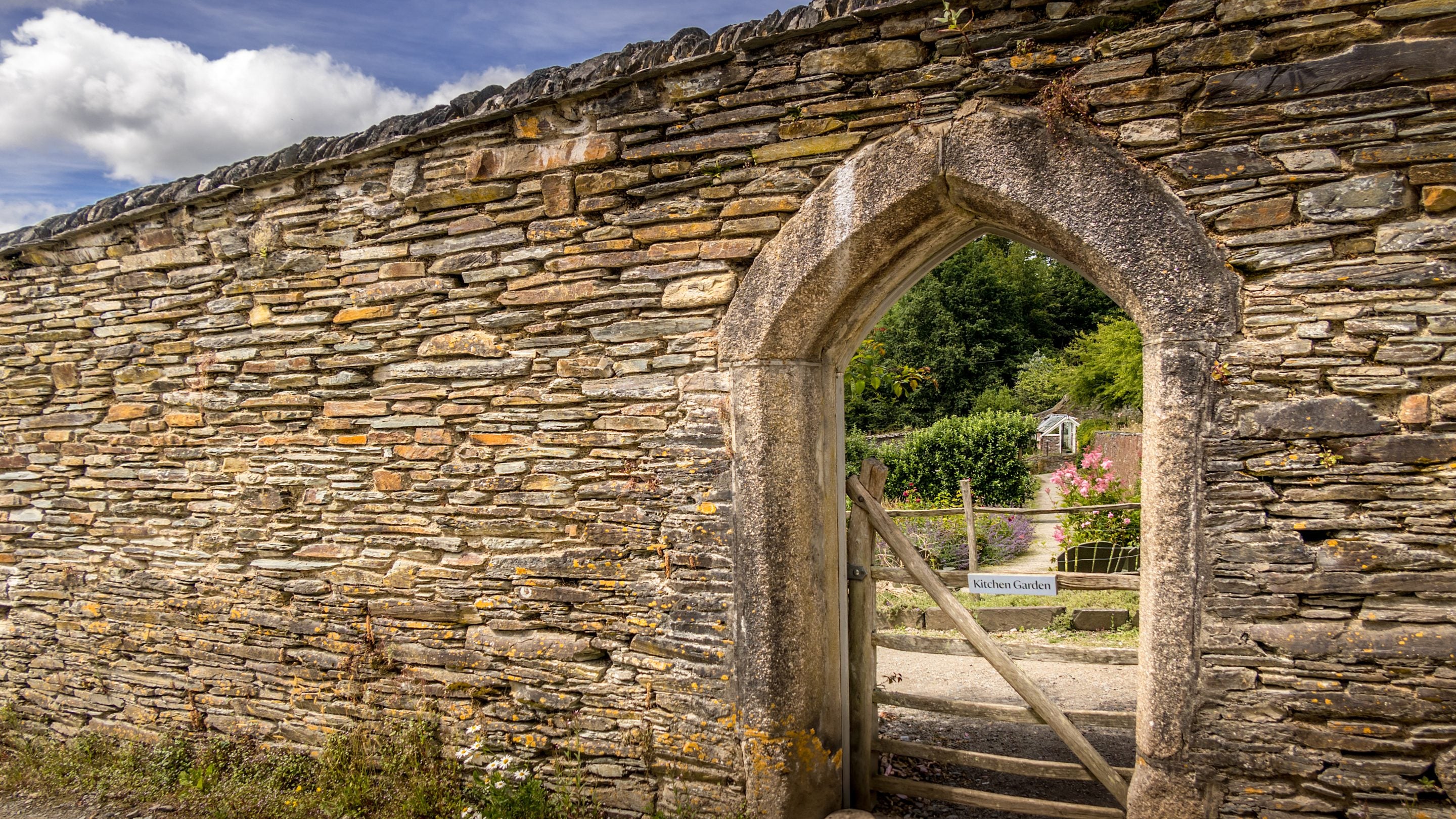 The gardens at Buckland Abbey, Devon