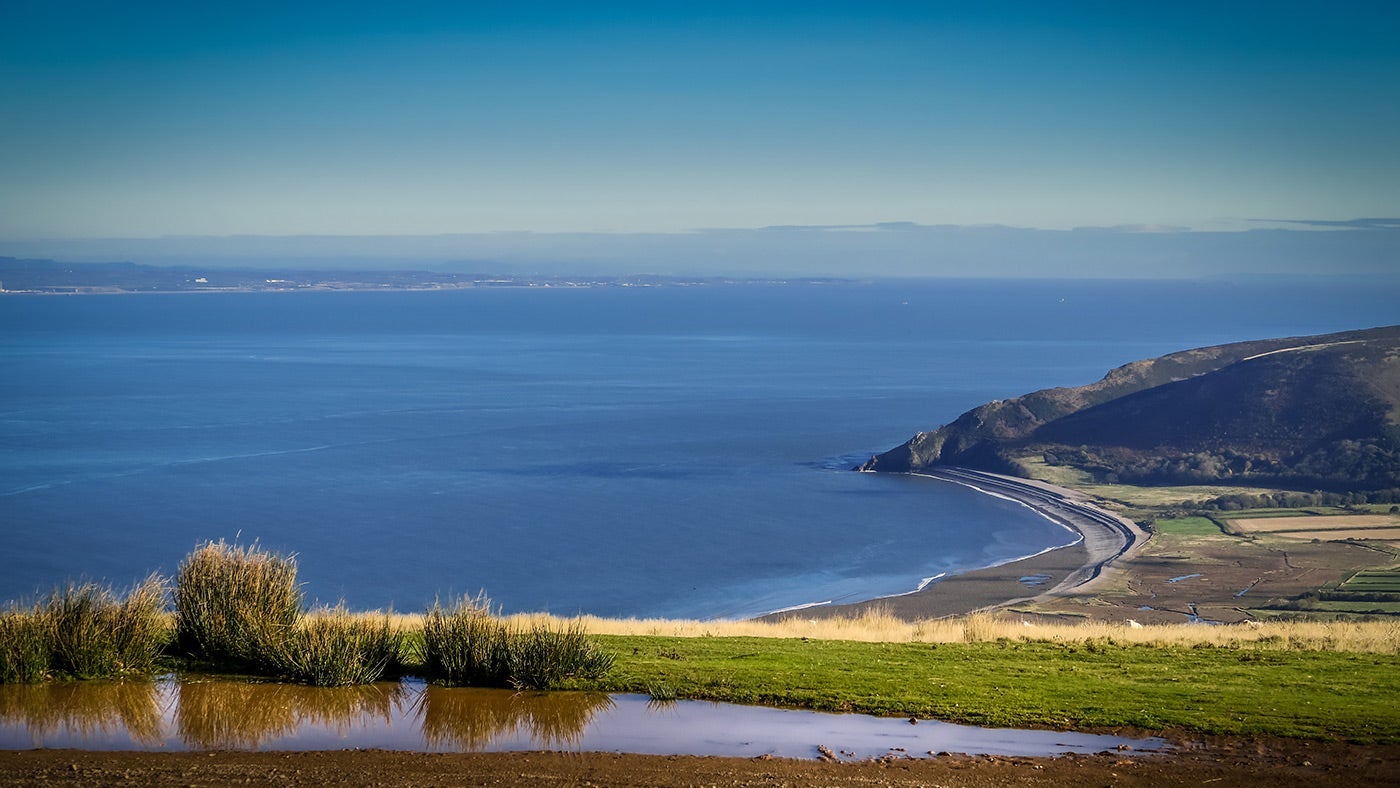 The nearby area at Cloud Farm Campsite, Devon