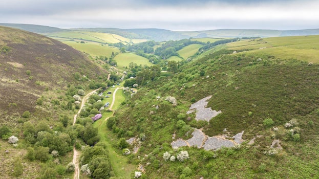 Cloud Farm Campsite and the surrounding area, Devon